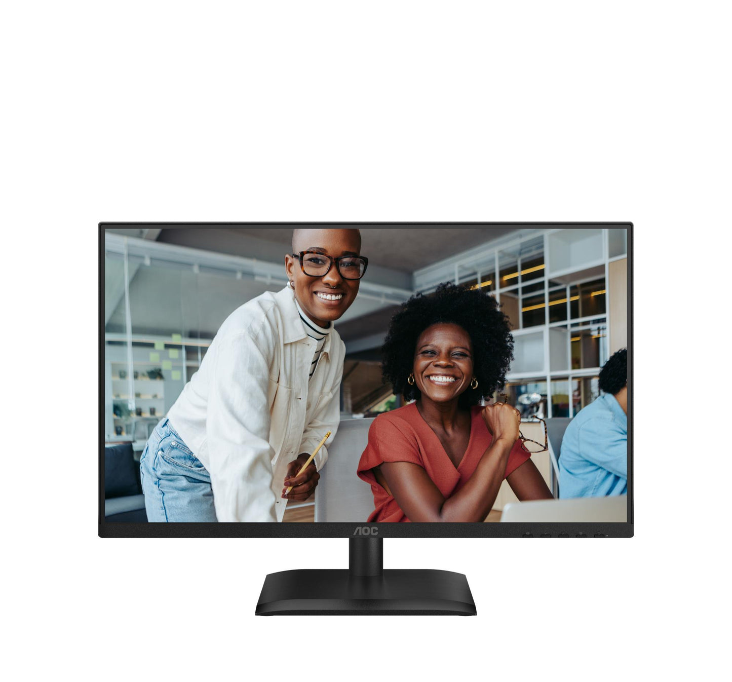 AOC LCD Monitor AOC 60.5 Cm (23.8") 1920 X 1080 Pixels Full HD Native Aspect Ratio 16:9 LED Flat