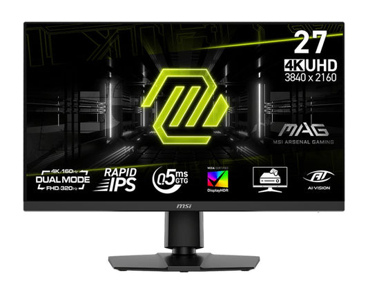 MSI LCD Monitor MSI MAG 272URDF E16 27" Gaming / 4K Matte Panel IPS 3840X2160 16:9 160Hz 0.5 Ms Colour Black