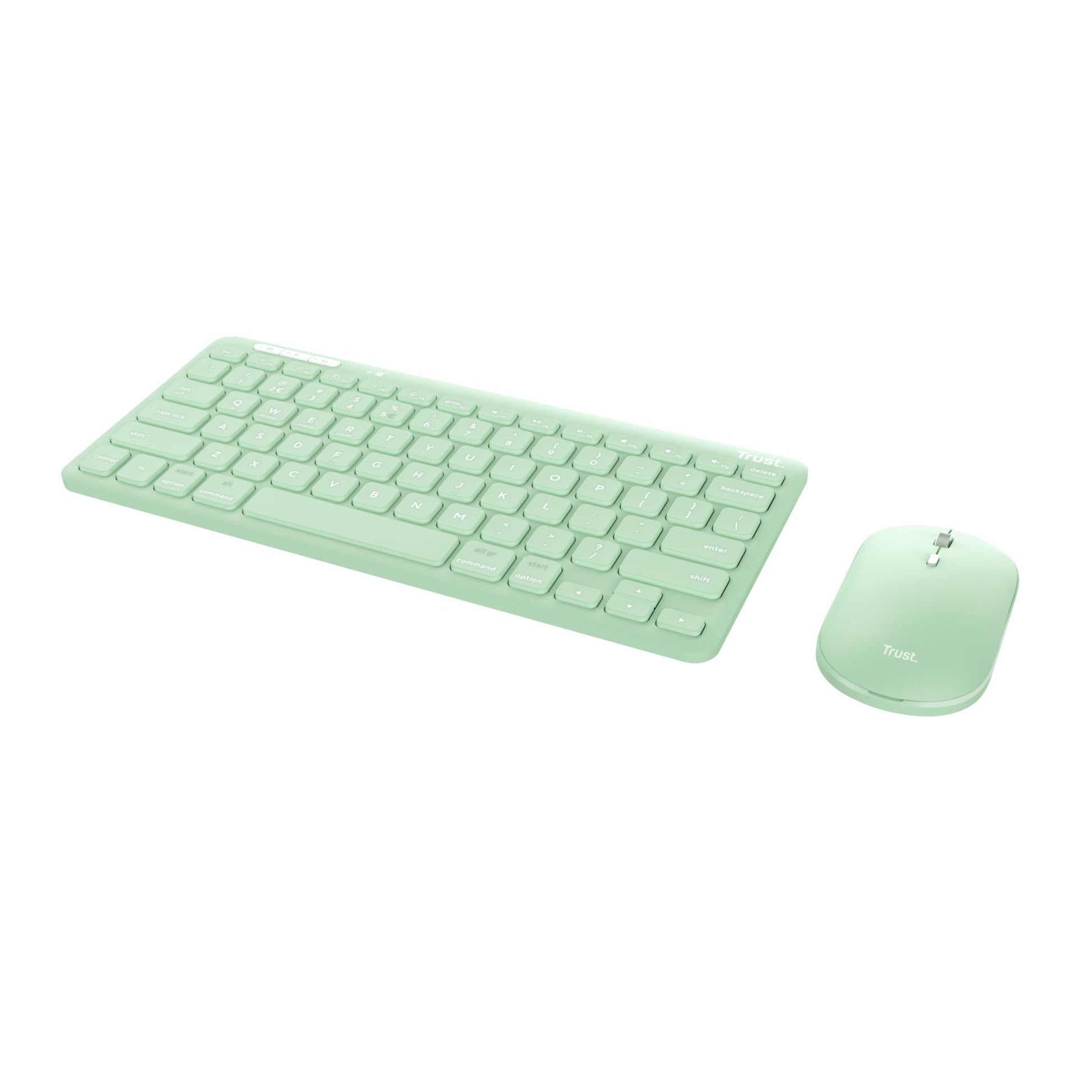 Trust Keyboard + Mouse Wireless Lyra - Green