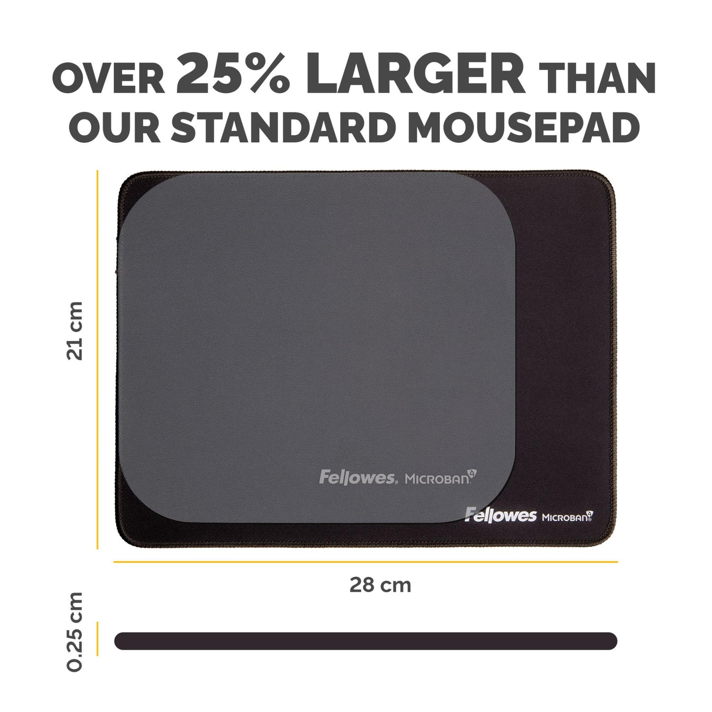Fellowes Mouse Pad Breyta XL - Black