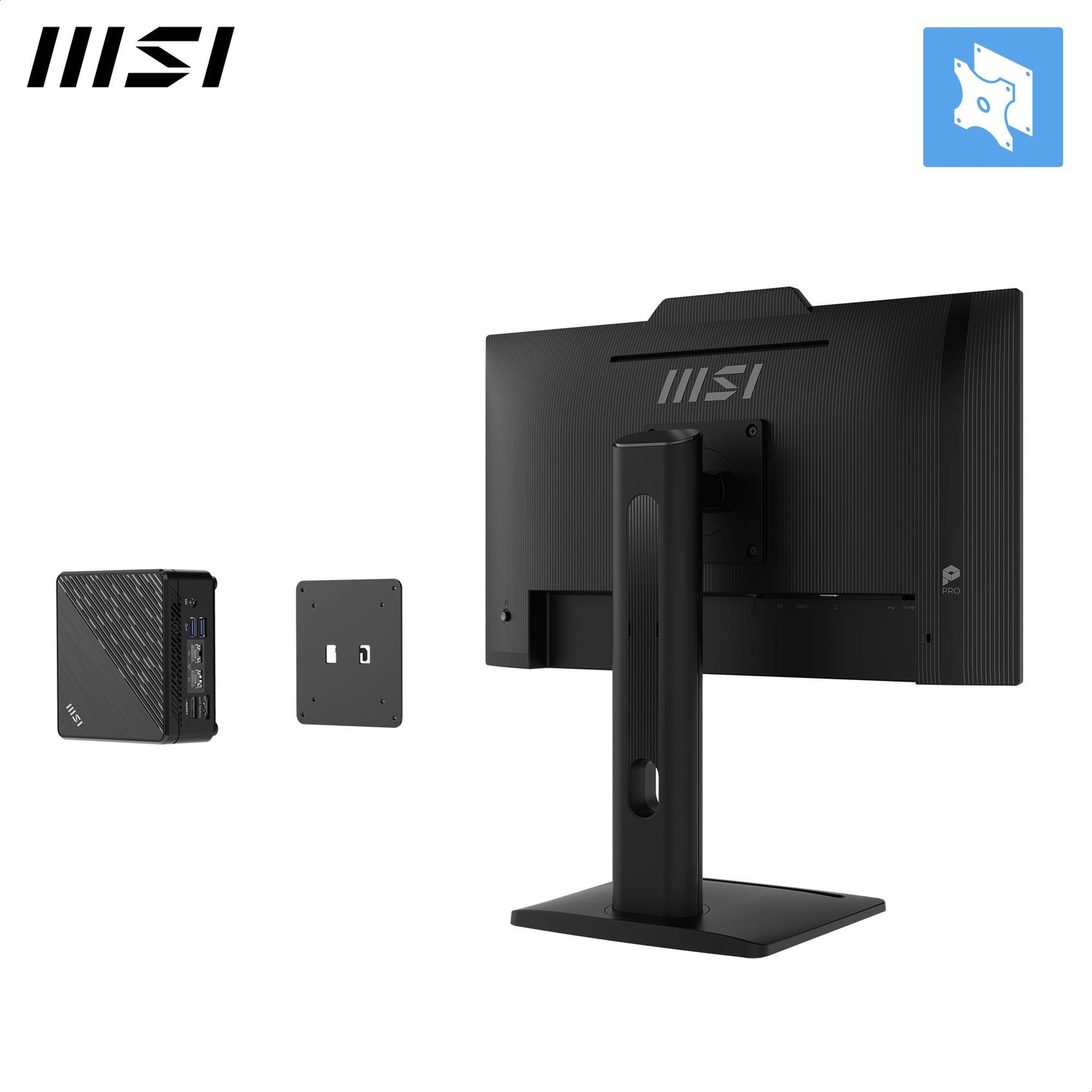 MSI LCD Monitor MSI Pro MP242PMG 23.8" Business Panel IPS 1920X1080 16:9 120 Hz 1 Ms Speakers