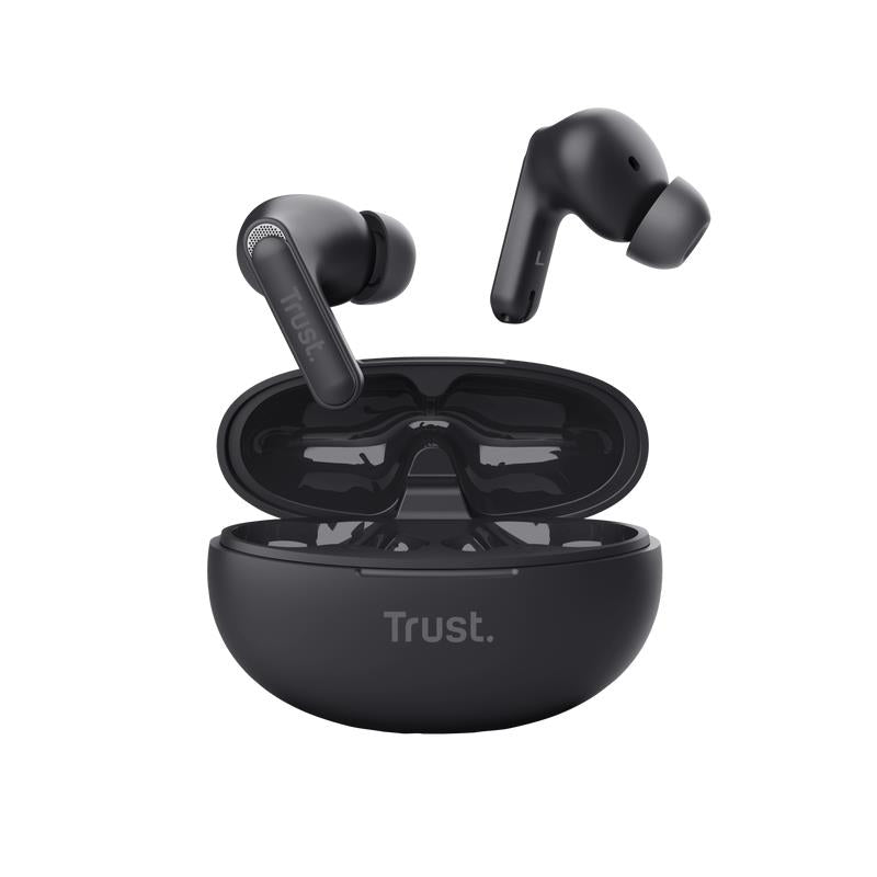 Trust Headset Earbuds Yavi Bluetooth ENC - Black