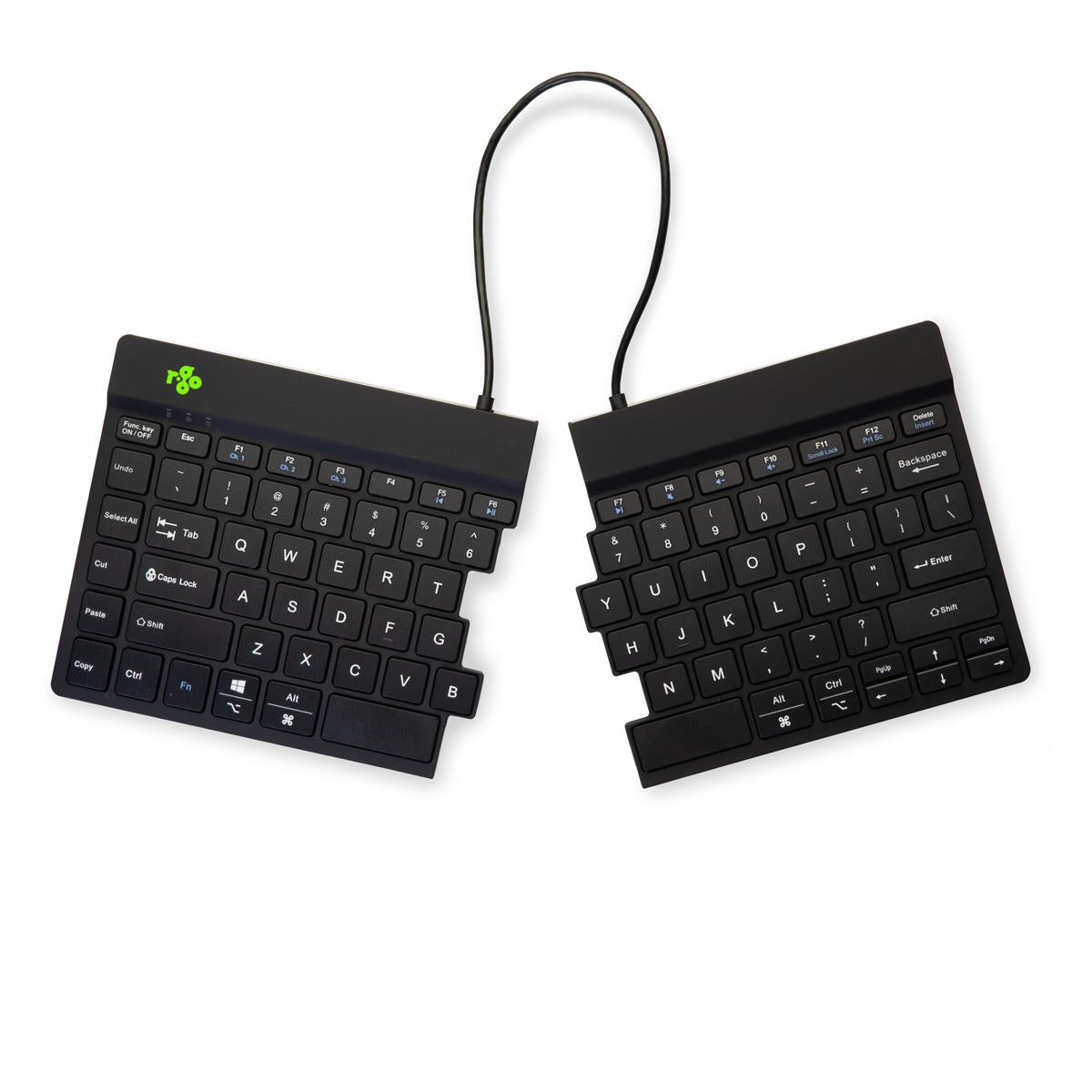 R-GO Tools Keyboard Wireless Compact Break - Black