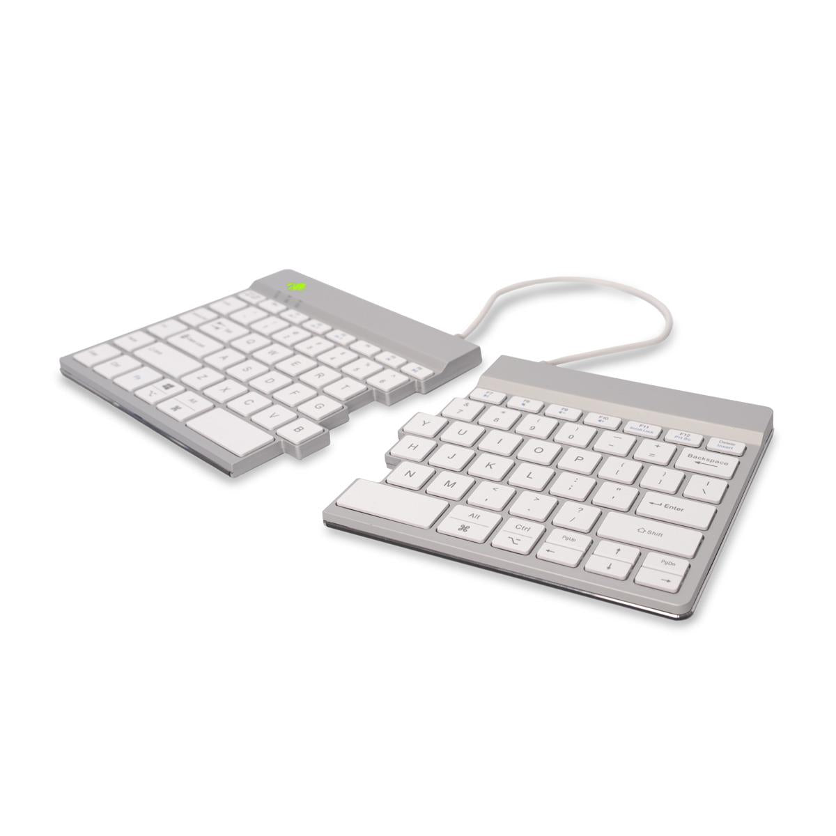 R-GO Tools Keyboard Wireless Compact Break - White