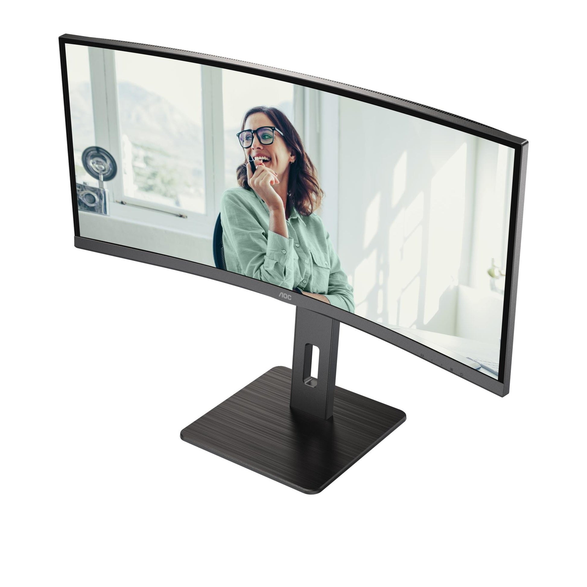 AOC LCD Monitor AOC 34 " 3440 X 1440 Pixels Ultrawide Quad HD Native Aspect Ratio 21:9 LED Curved