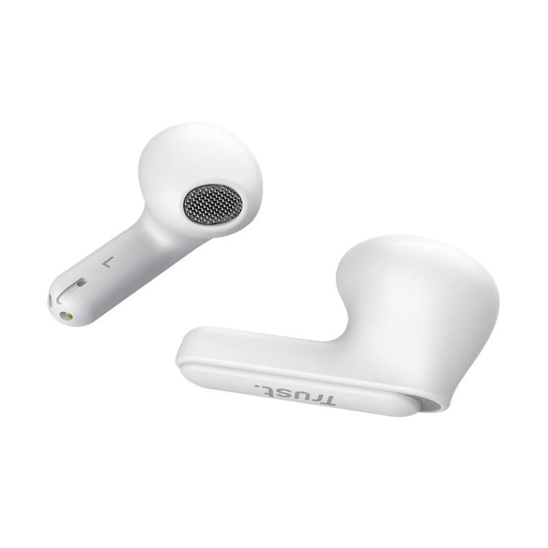 Trust Headset Earphones Yavi Bluetooth ENC - White