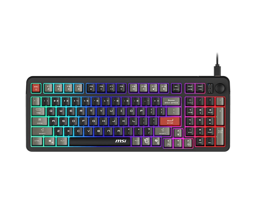 MSI Keyboard Gaming Black US / Forge GK110 US
