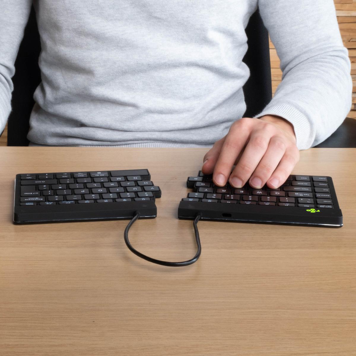 R-GO Tools Keyboard Wireless Compact Break - Black