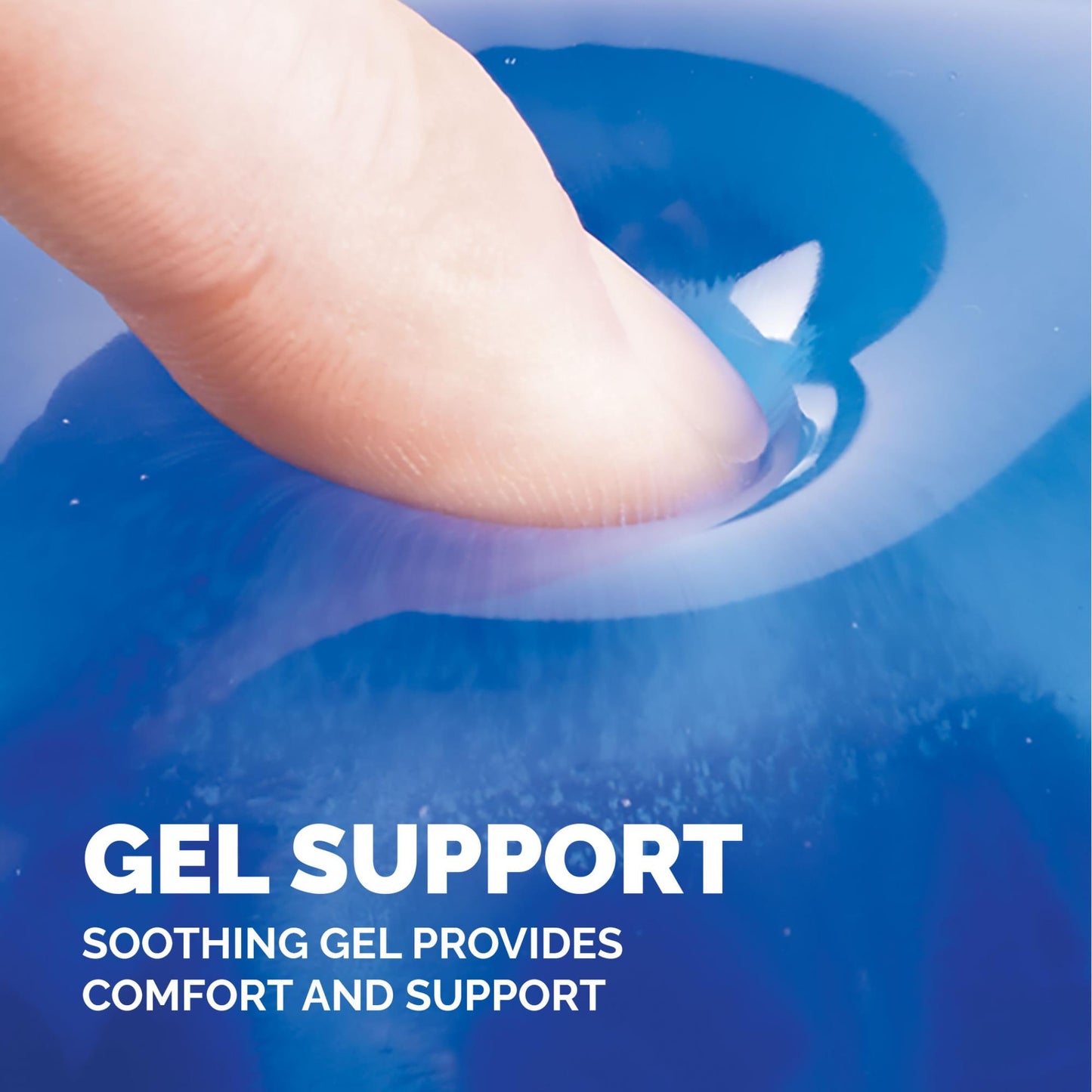 Fellowes Mouse Pad Crystal GEL - Blue