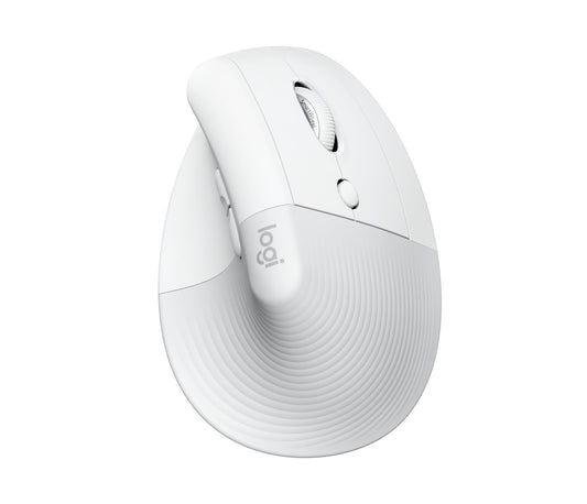 Logitech Mouse USB Optical MAC Vertical - White