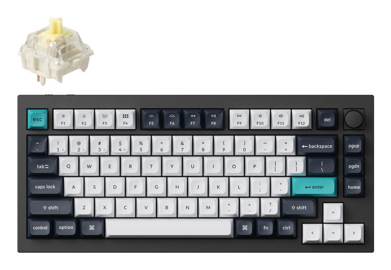 Keychron Keyboard Wireless Q1 MAX RGB - Carbon