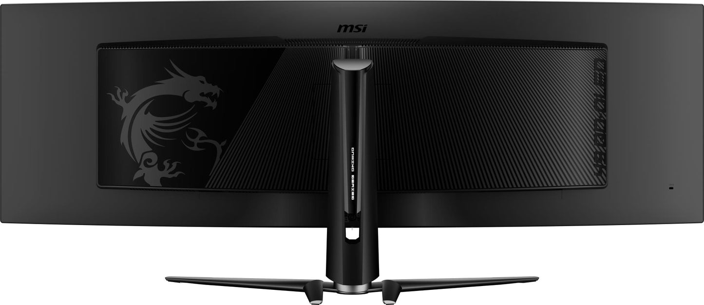 MSI Monitor MSI MPG 491CQP QD-OLED 49" Gaming / Curved Panel QD-OLED 5120X1440 32:9 144Hz Matte 0.03 Ms Swivel Height Adjustable Tilt Colour Black