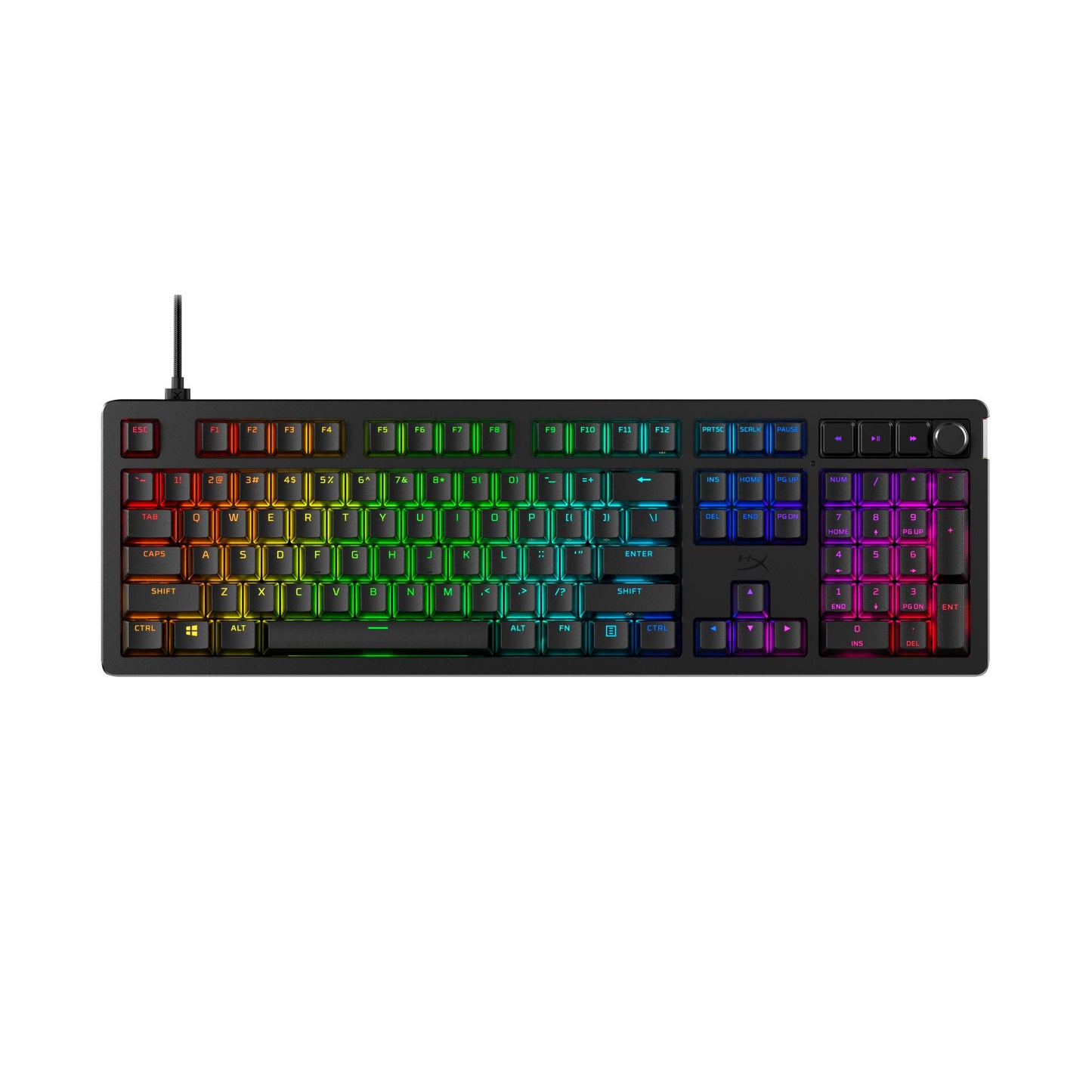 Hyperx Keyboard Alloy Rise Black - 7G7A3AA#ABA