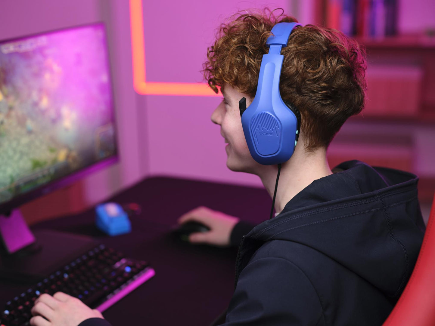 Trust Headset GXT415B Zirox - Blue