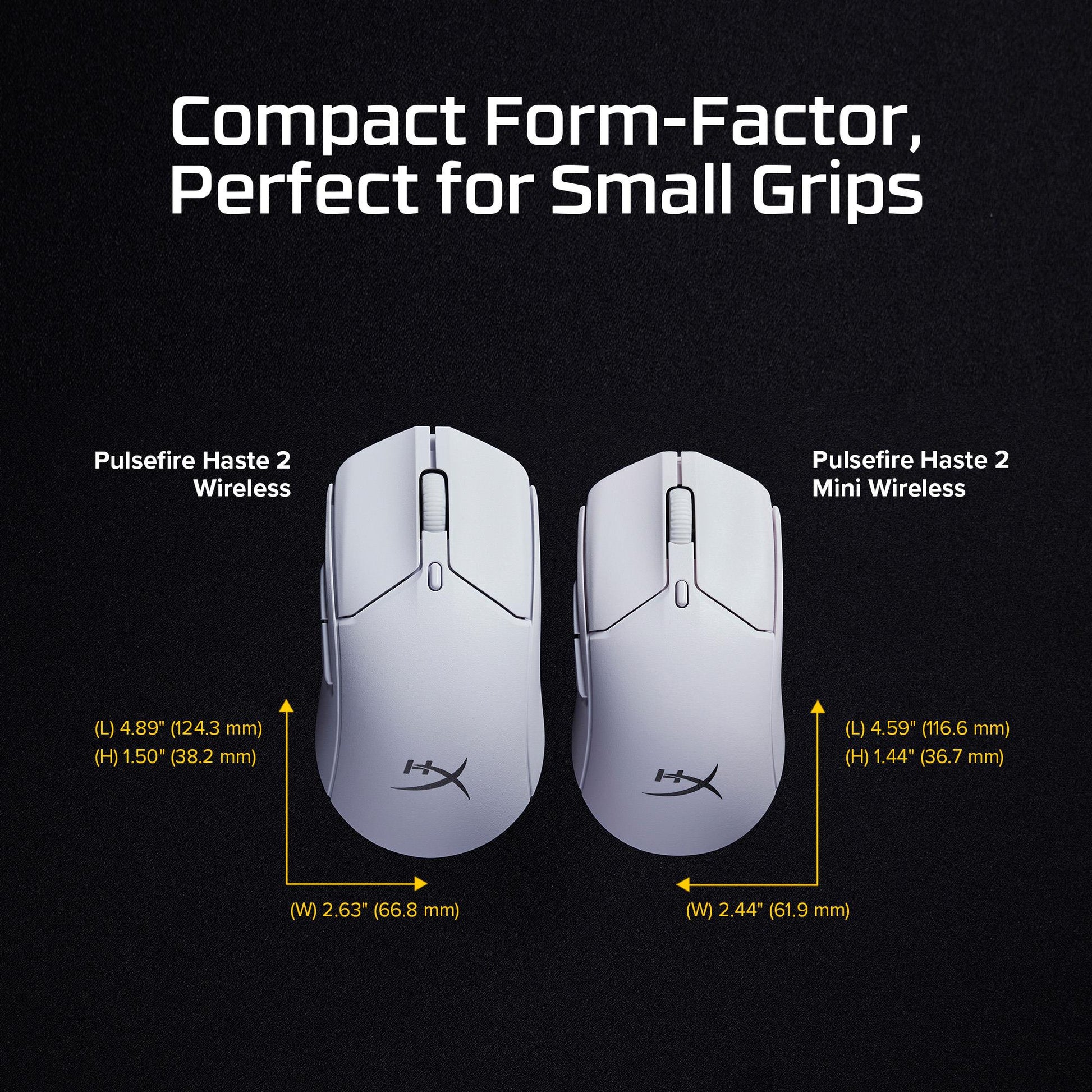 Hyperx Mouse USB Optical Hyperx PF / HAS2 Miniwl WHT