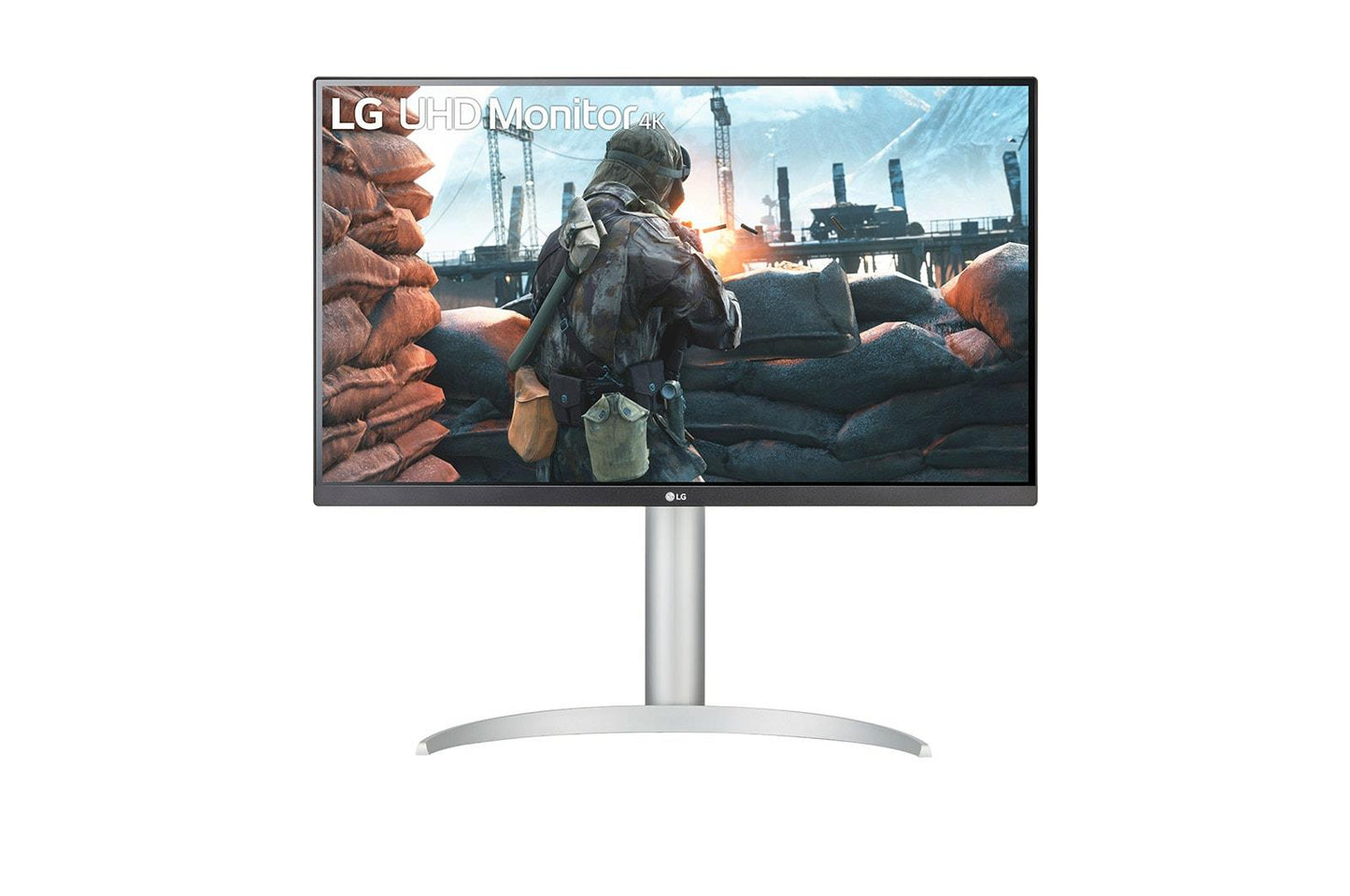 LG LCD Monitor LG 27UP650K-W 27" 4K Pivot Height Adjustable Tilt Panel IPS 3840X2160 16:9 60Hz 5 Ms