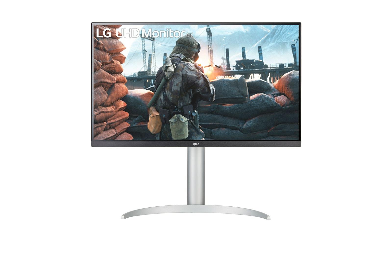 LG LCD Monitor LG 27UP650K-W 27" 4K Pivot Height Adjustable Tilt Panel IPS 3840X2160 16:9 60Hz 5 Ms
