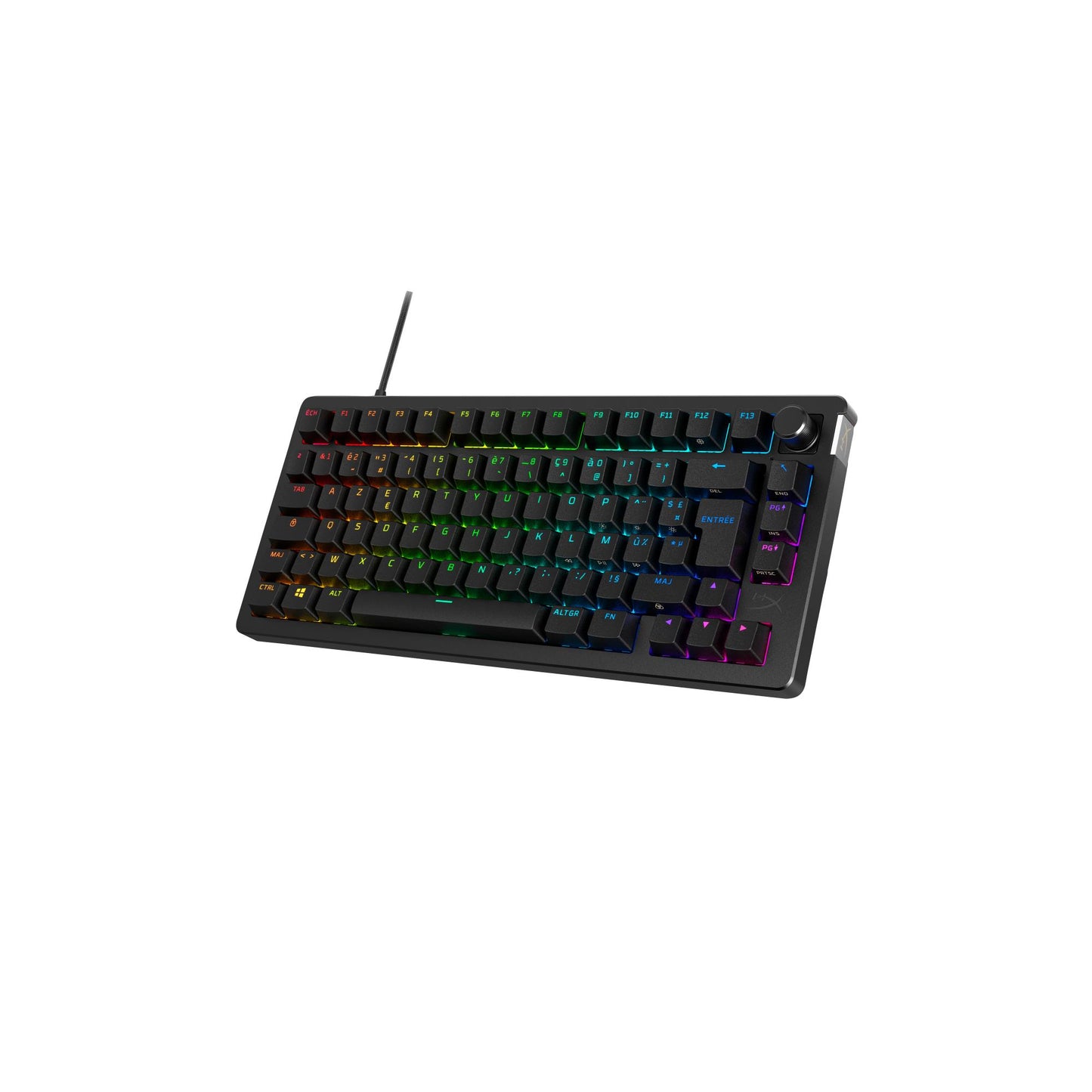 Hyperx Keyboard Alloy Rise 75 S Black - 7G7A4AA#ABA