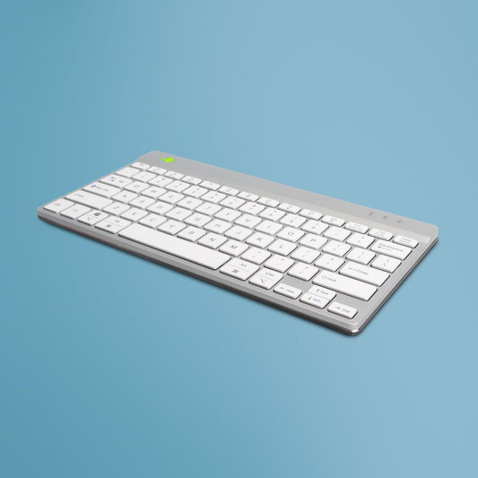 R-GO Tools Keyboard Wireless Compact Break - White