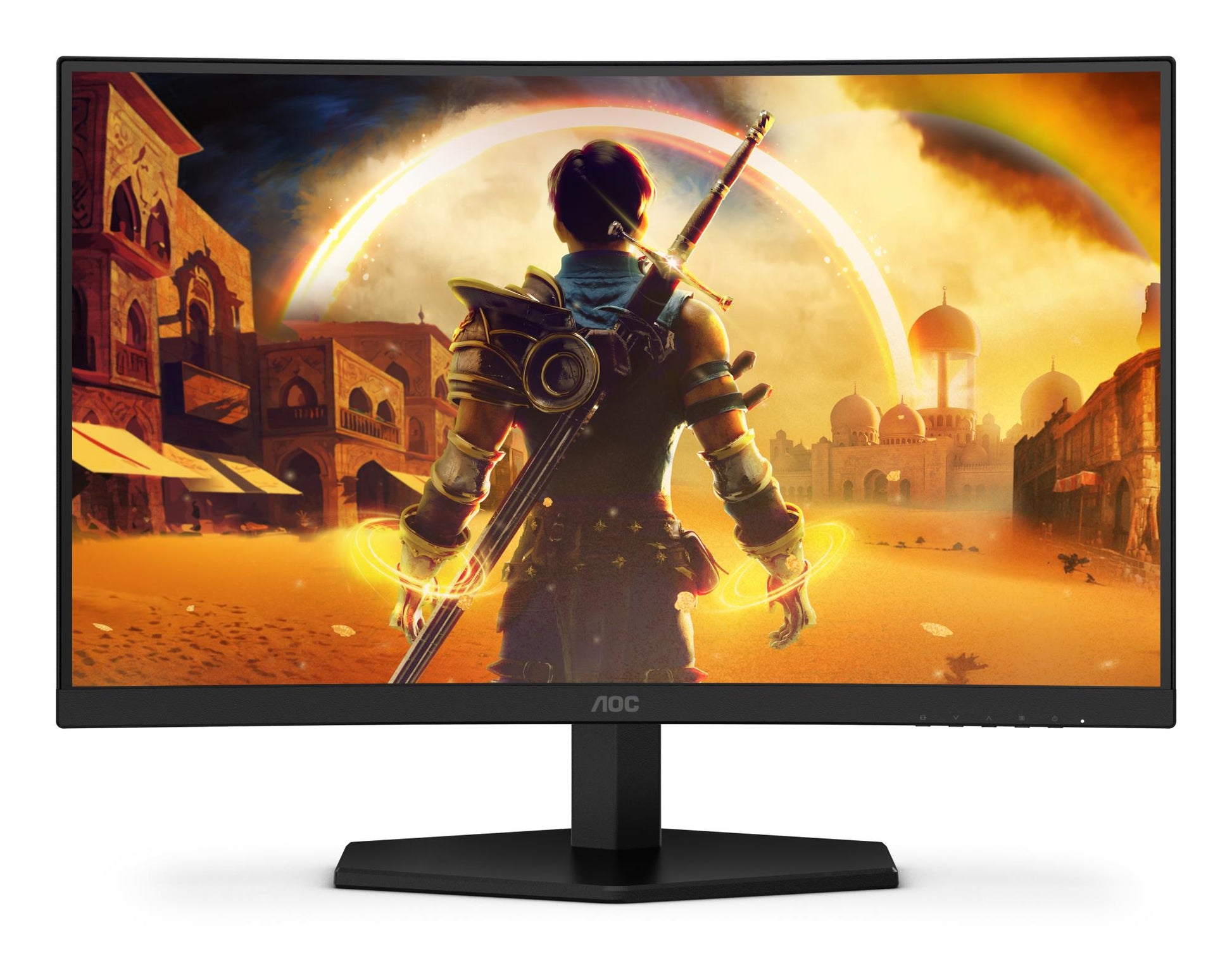 AOC LCD Monitor AOC 23.6 " 1920 X 1080 Pixels Full HD Native Aspect Ratio 16:9 LED Curved