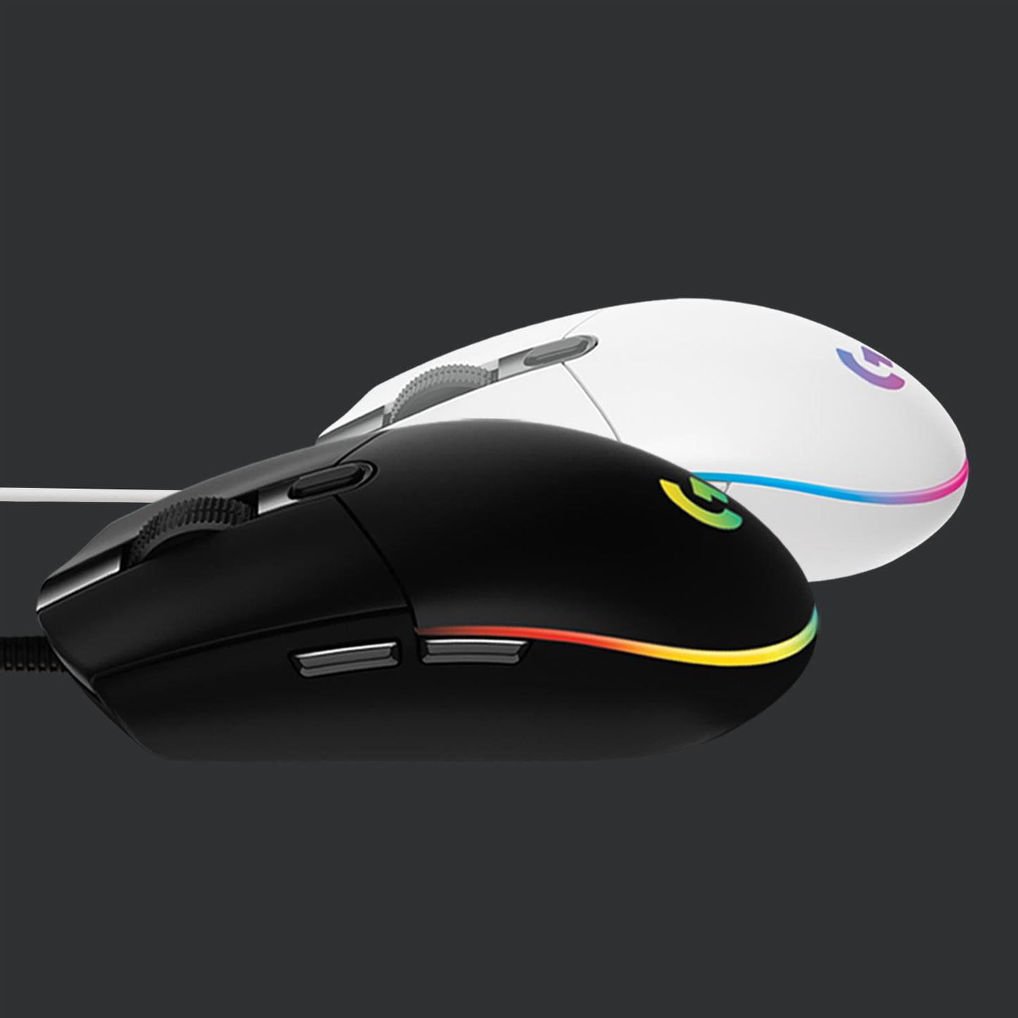 Logitech Mouse USB Optical G203 - White