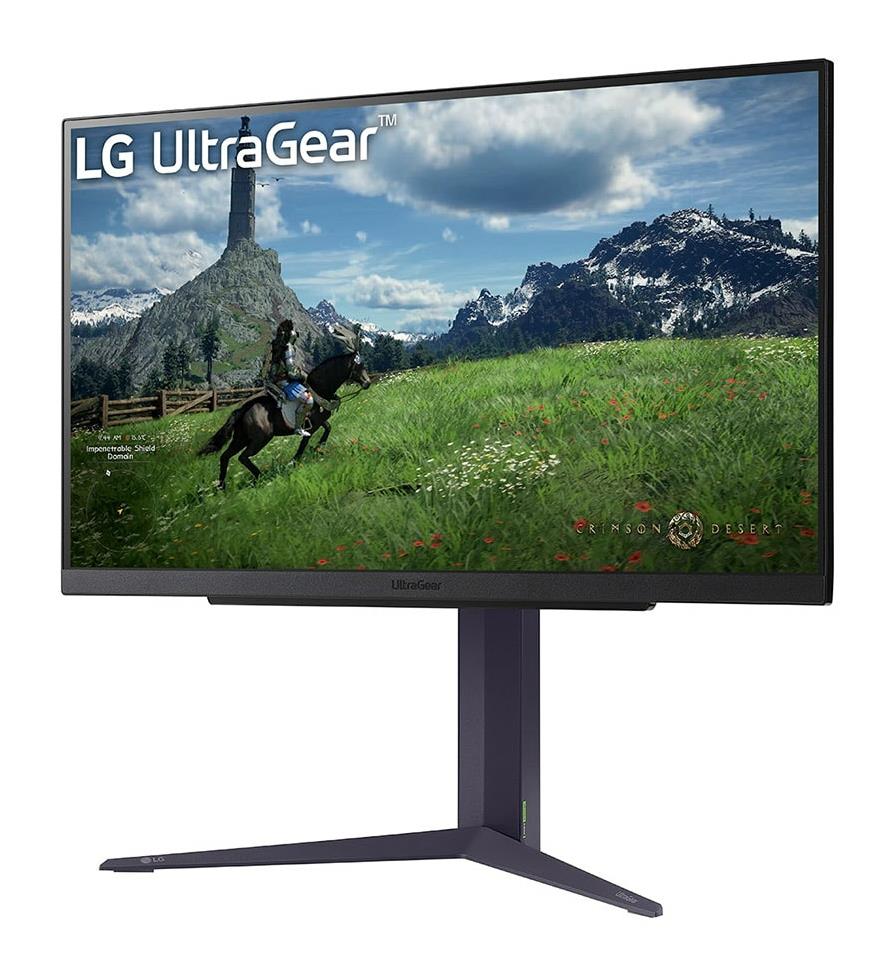 LG LCD Monitor LG 27" Panel IPS 2560X1440 16:9 180Hz 1 Ms Pivot Height Adjustable Tilt Colour Black