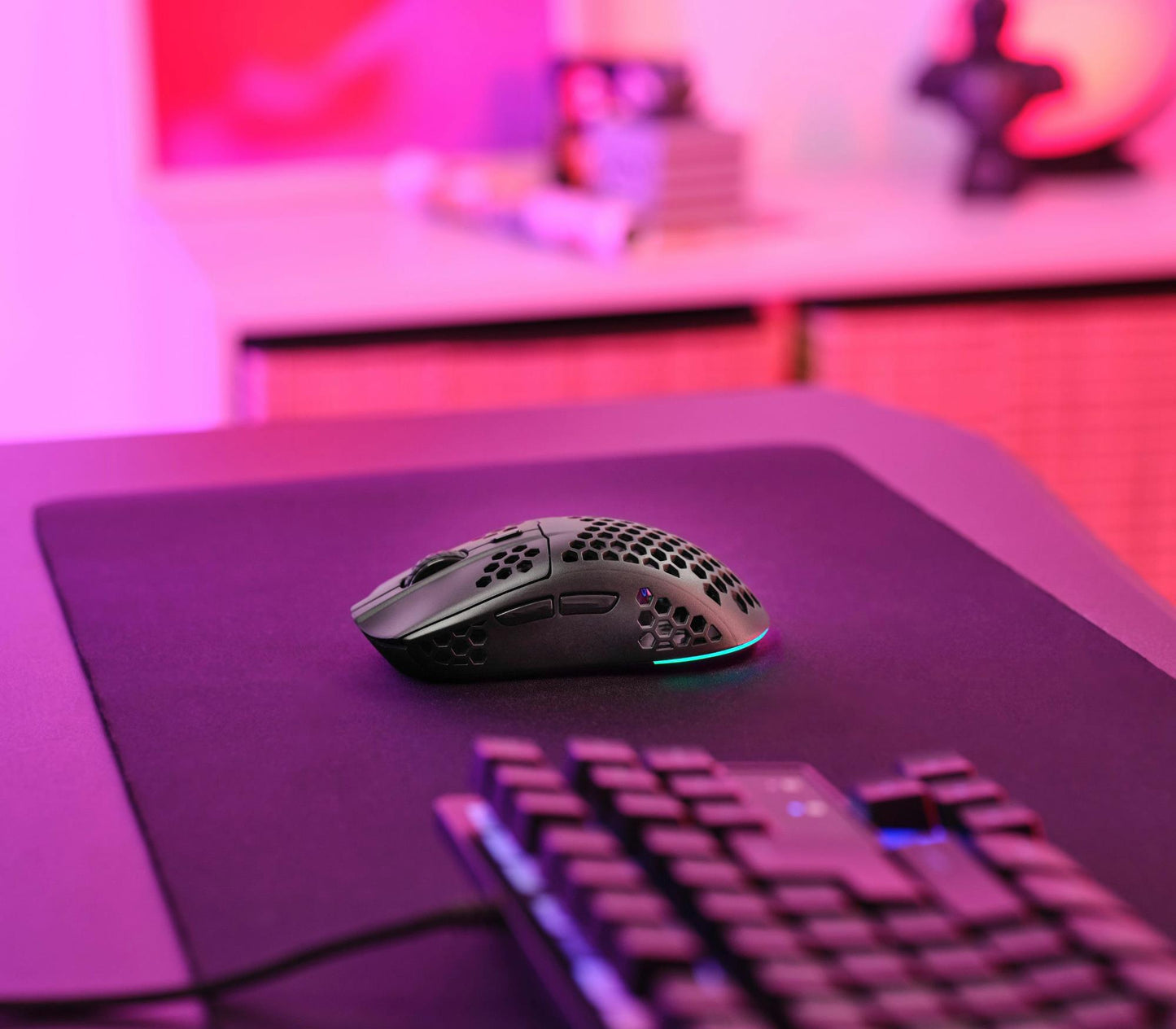 Trust Mouse USB Optical Wireless GXT929 / Helox Lightw BLK
