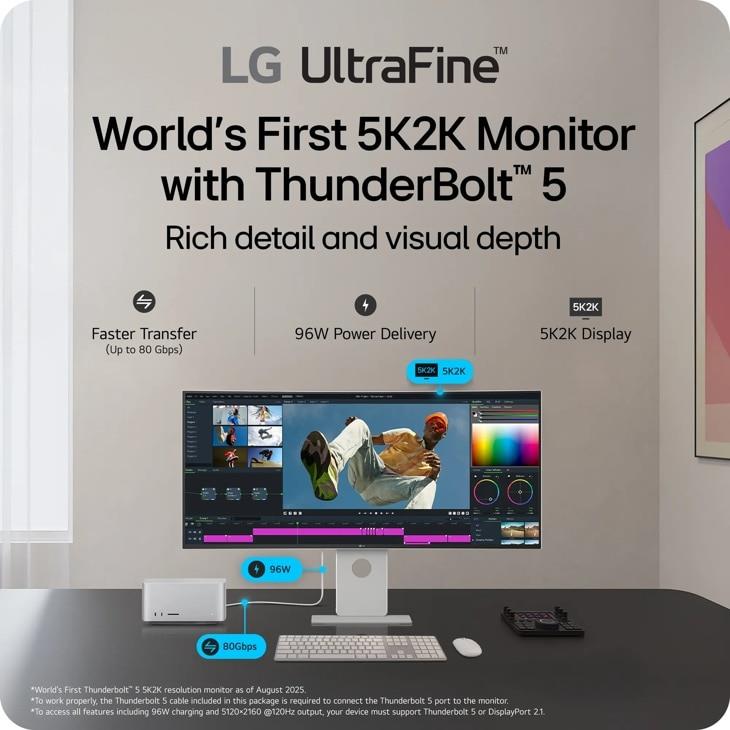 LG LCD Monitor LG 40 " 5120 X 2160 Pixels Wuhd Native Aspect Ratio 21:9 Curved