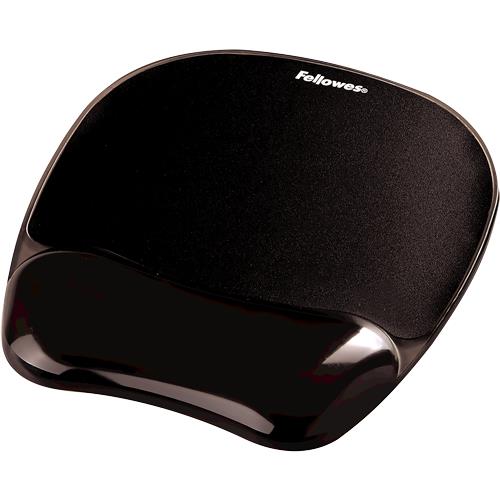 Fellowes Mouse Pad Crystal GEL - Black