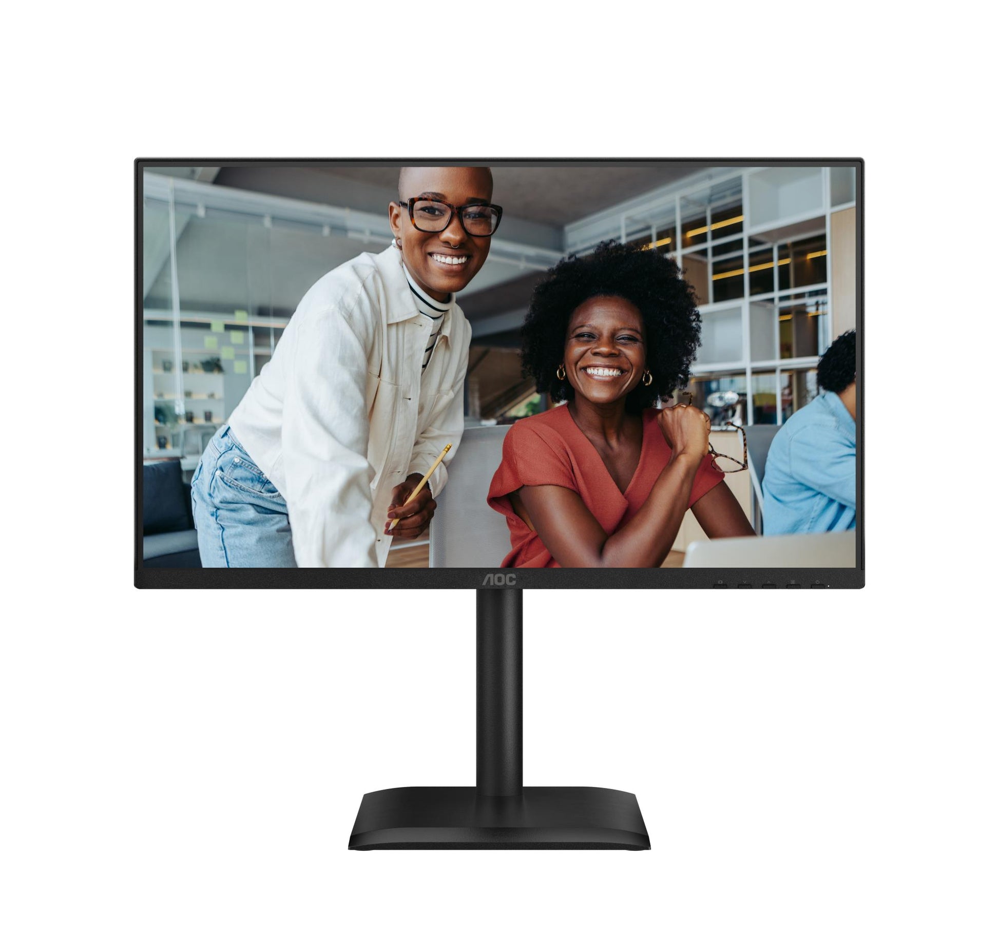 AOC LCD Monitor AOC 60.5 Cm (23.8") 1920 X 1080 Pixels Full HD Native Aspect Ratio 16:9 LED Flat