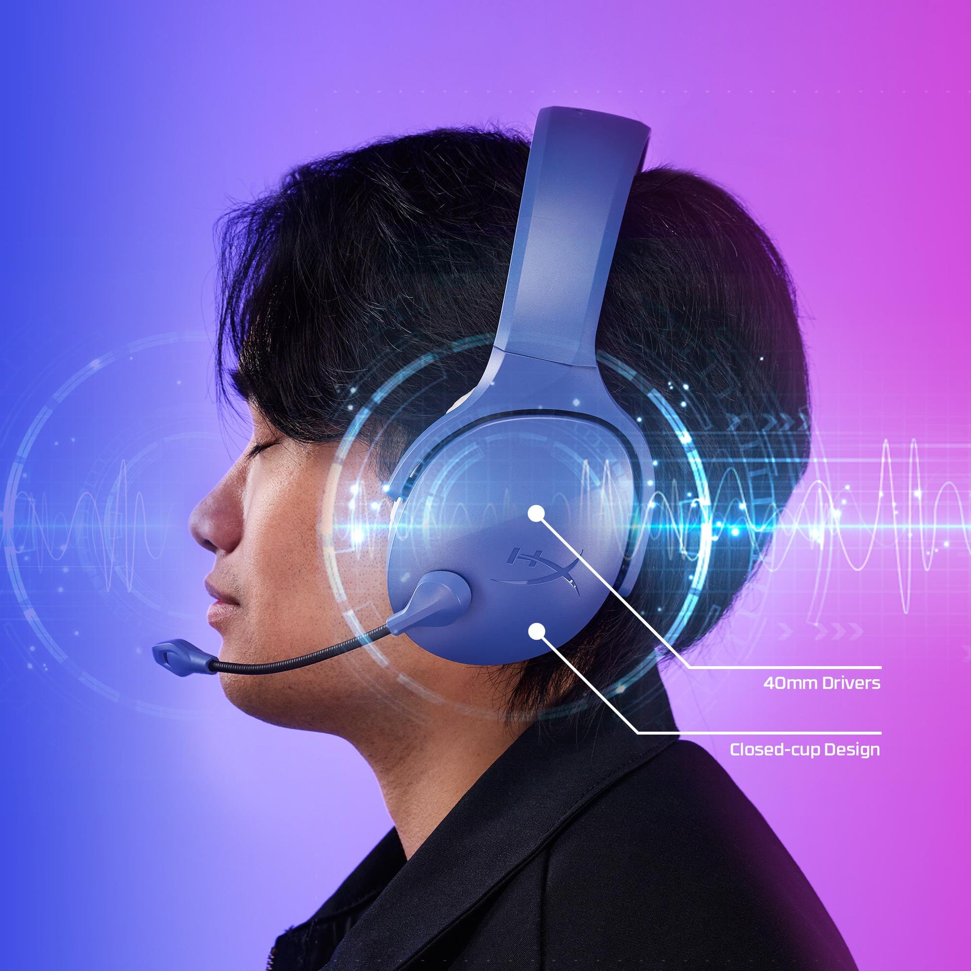 Hyperx Headset Hyperx Cloud JET - Wireless GAM BLU