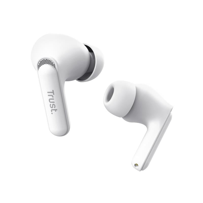 Trust Headset Earbuds Yavi Bluetooth ENC - White