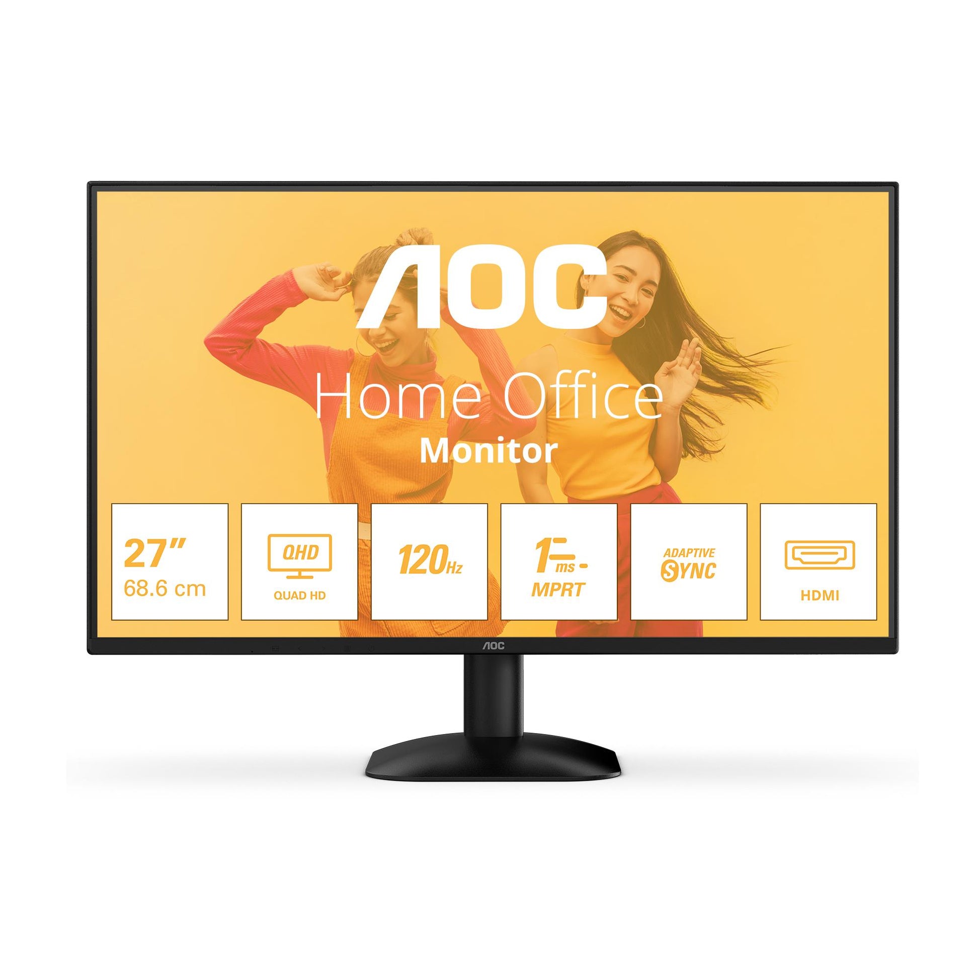 AOC LCD Monitor AOC 27 " 2560 X 1440 Pixels Quad HD Native Aspect Ratio 16:9 LED Flat