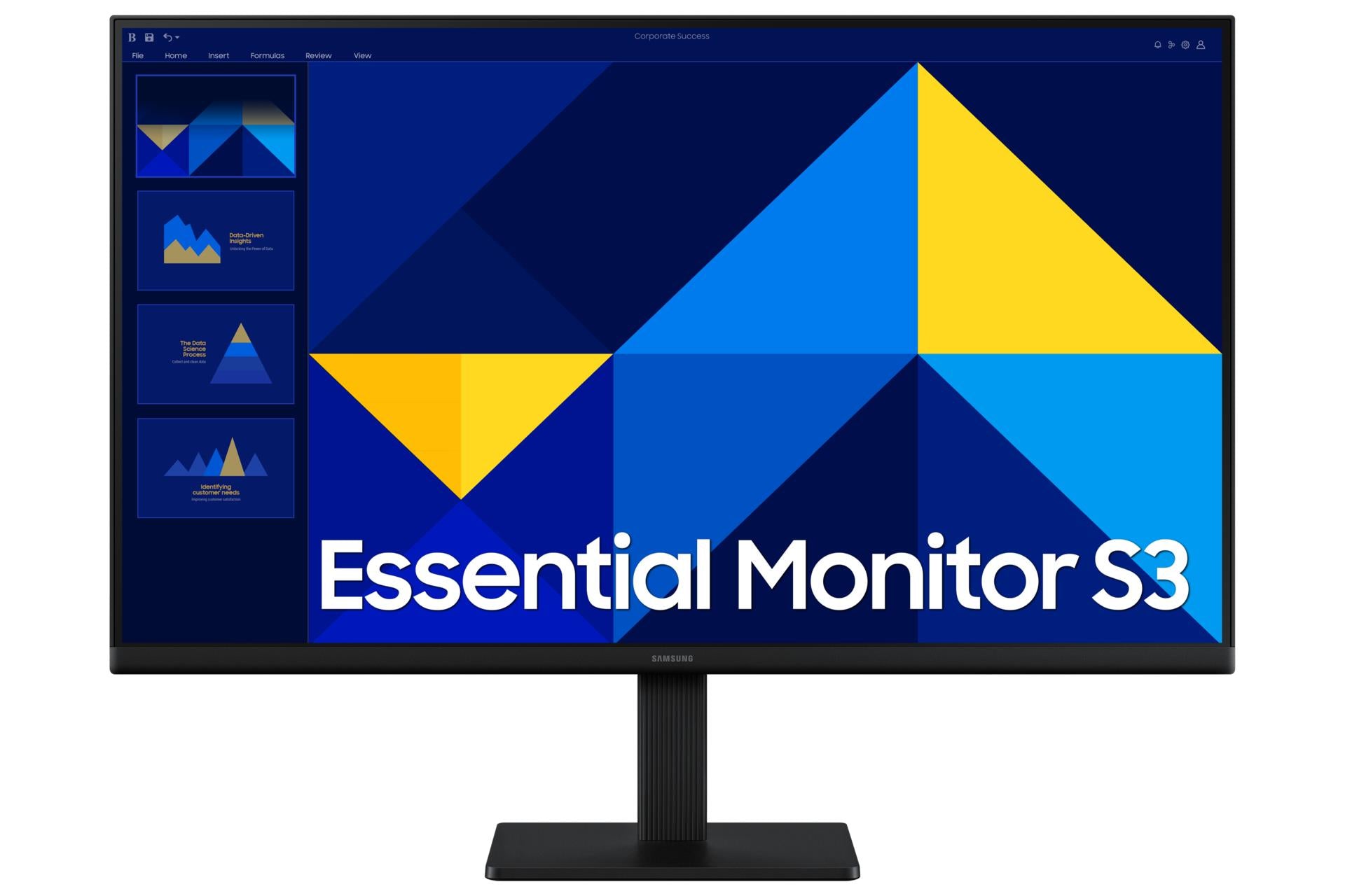 Samsung LCD Monitor Samsung Essential Monitor S3 27" Panel IPS 1920X1080 16:9 100Hz 5 Ms