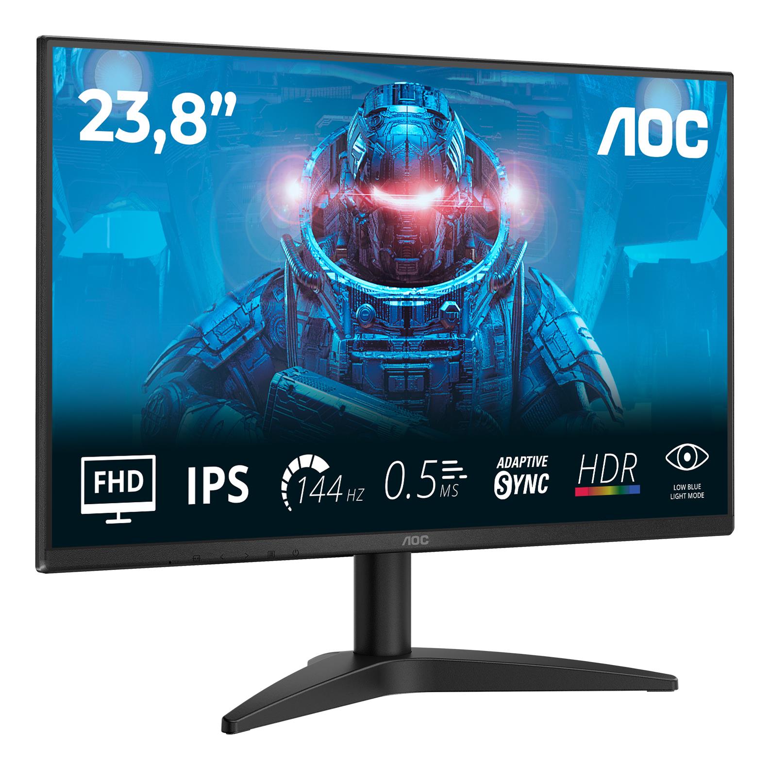 AOC LCD Monitor AOC 23.8 " 1920 X 1080 Pixels Full HD Native Aspect Ratio 16:9 LED Flat