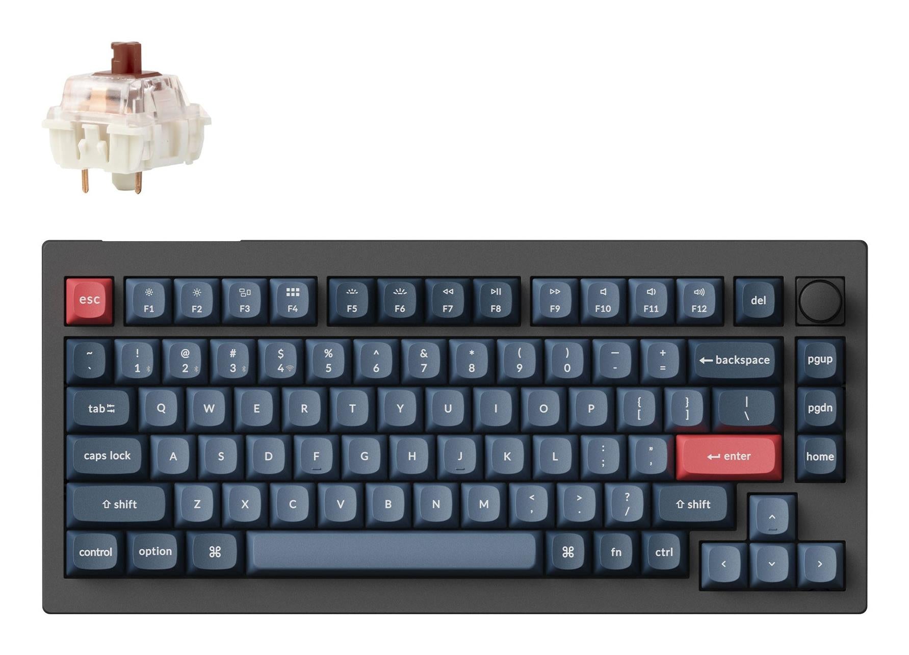 Keychron Keyboard Wireless V1 MAX RGB - Carbon