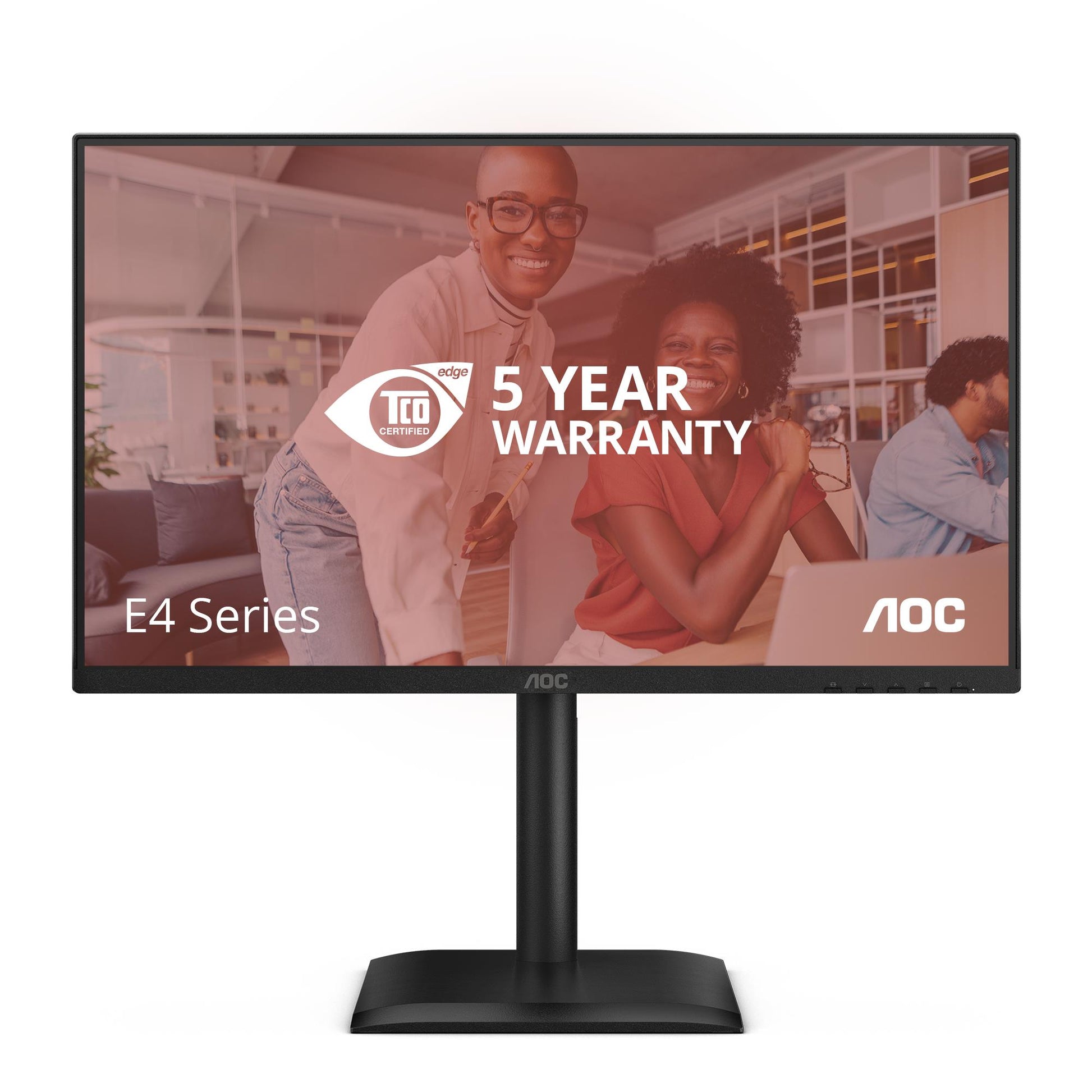 AOC LCD Monitor AOC 60.5 Cm (23.8") 1920 X 1080 Pixels Full HD Native Aspect Ratio 16:9 LED Flat