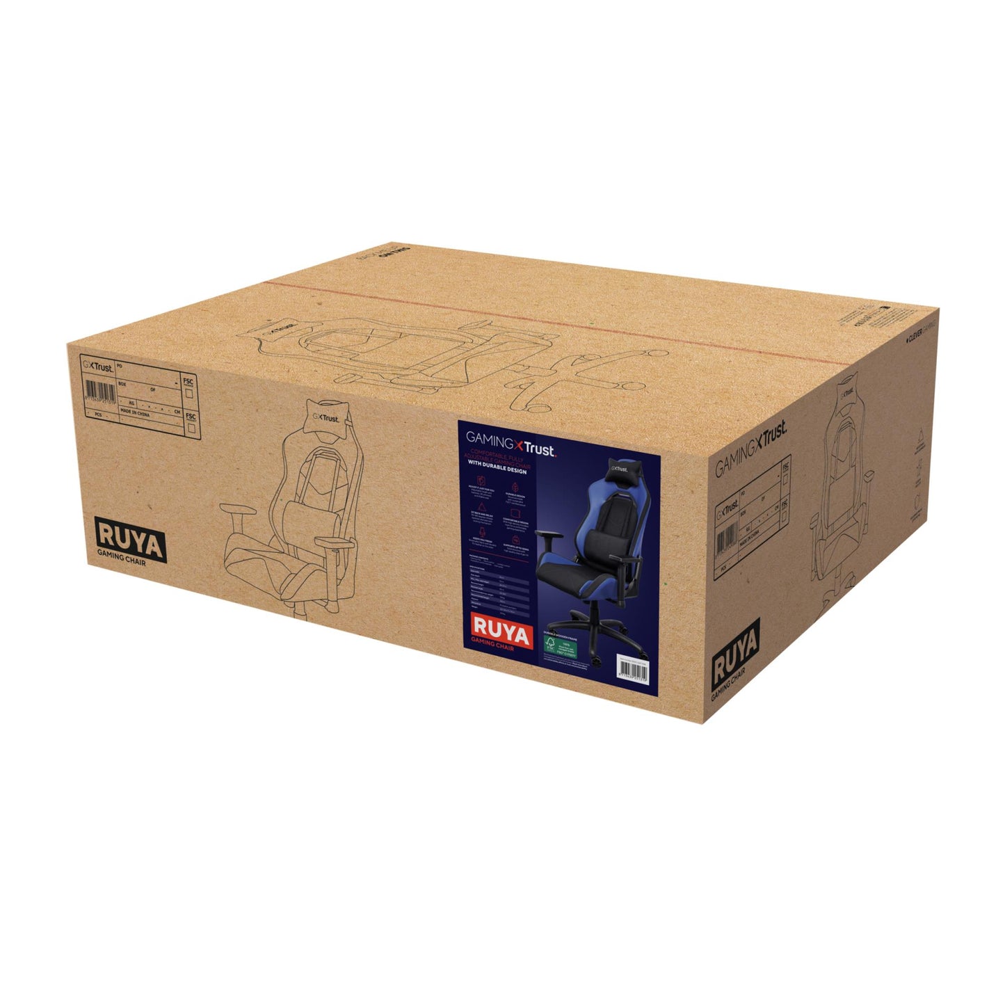 Trust Gaming Chair GXT 714B Ruya - Blue