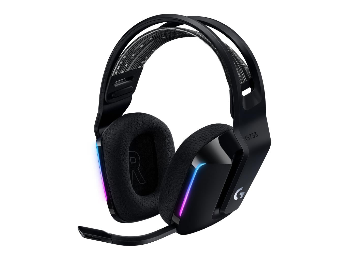 Logitech Headset Gaming G733 RGB Wireless - Black