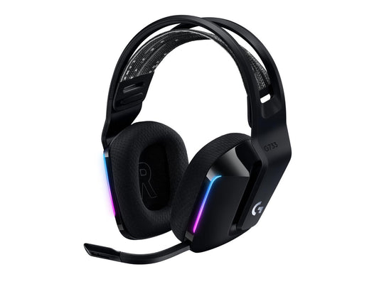 Logitech Headset Gaming G733 RGB Wireless - Black