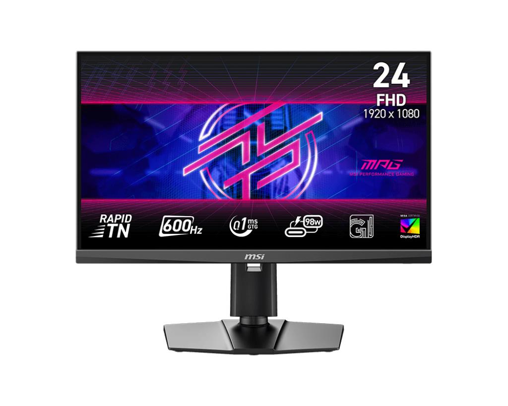 MSI LCD Monitor MSI MPG 242R X60N 24.1" Gaming / USB Hub Panel TN 1920X1080 16:9 600 Hz 0.1 Ms