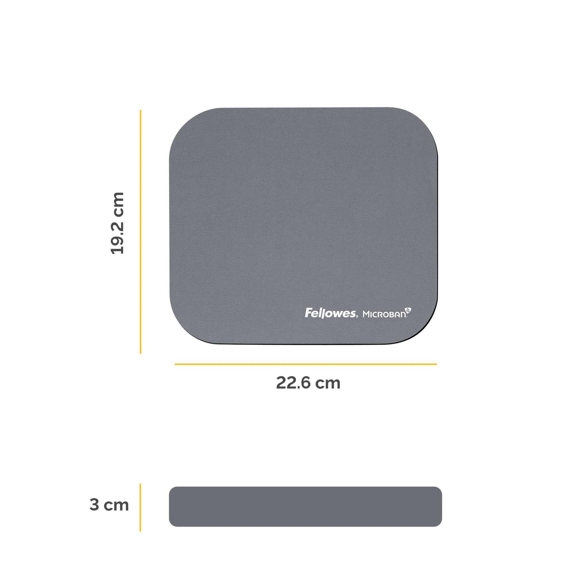 Fellowes Mouse Pad Microban - Silver