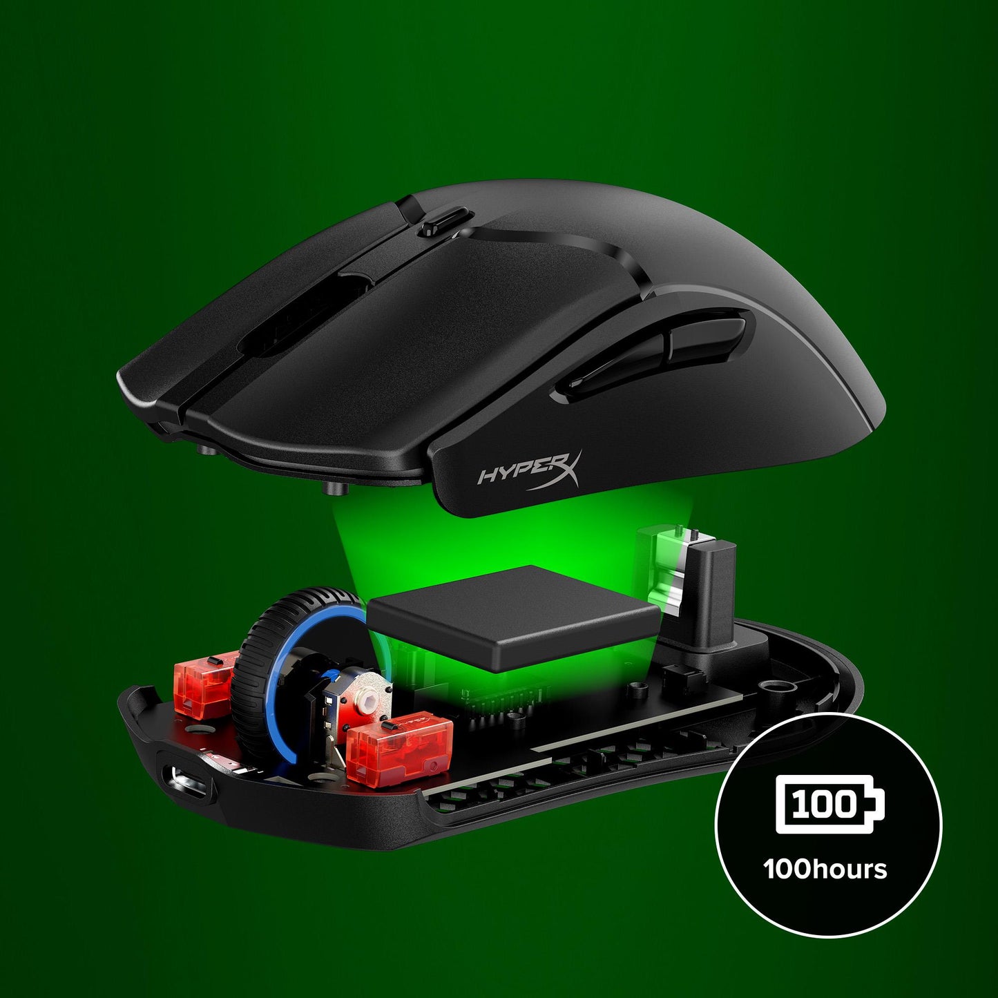 Hyperx Mouse USB Optical Hyperx PF / HAS2 Mini WL BK