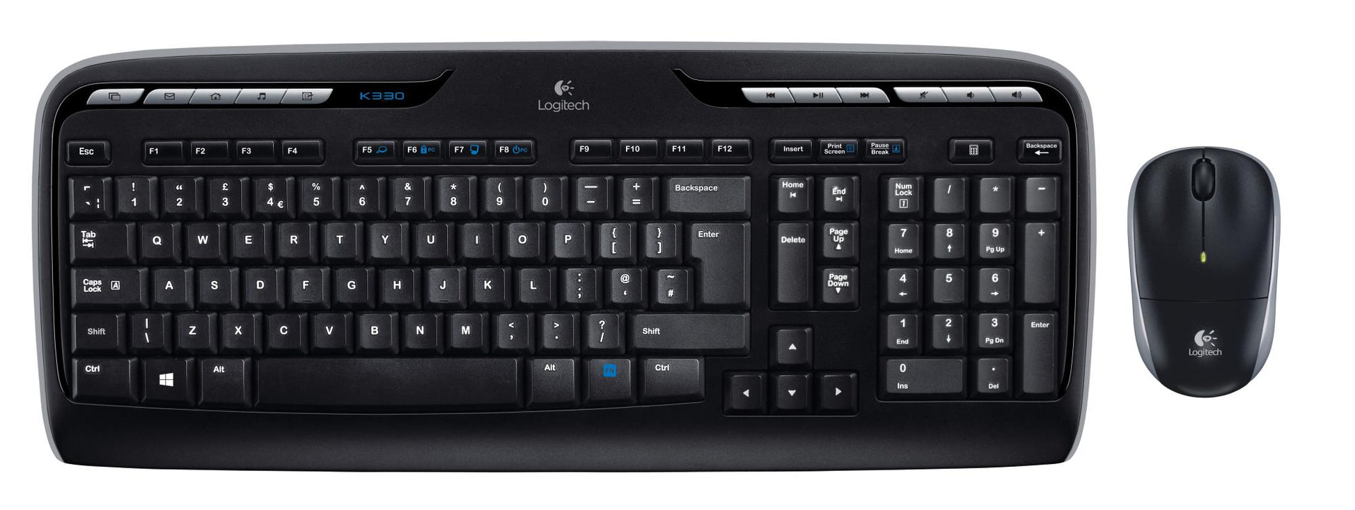 Logitech Keyboard + Mouse Combo MK330 - English