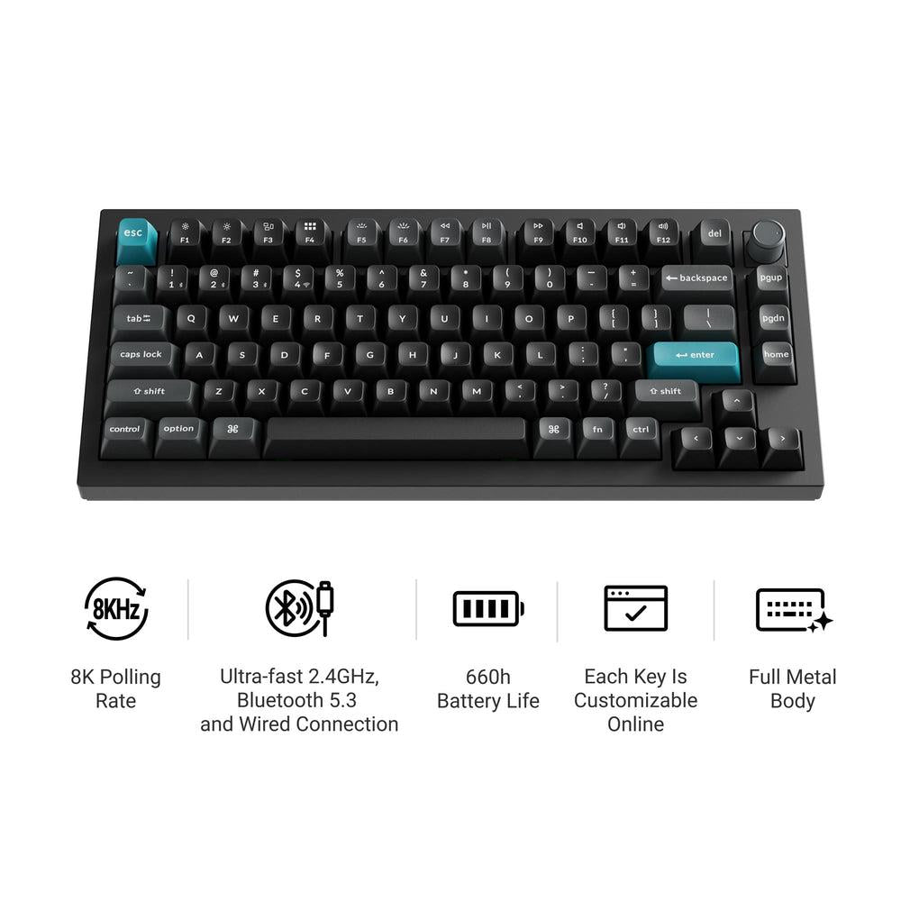 Keychron Keyboard Wireless Q1 Ultra - Black