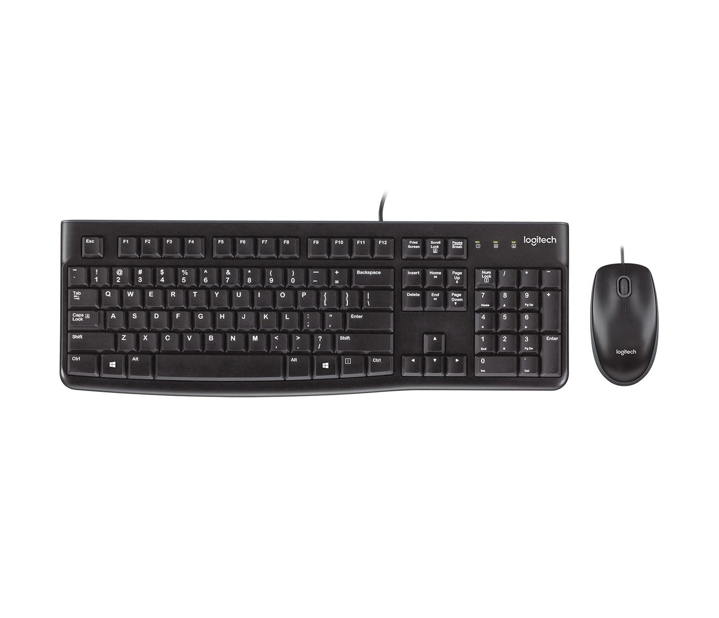 Logitech Keyboard + Mouse Combo MK120 - Black