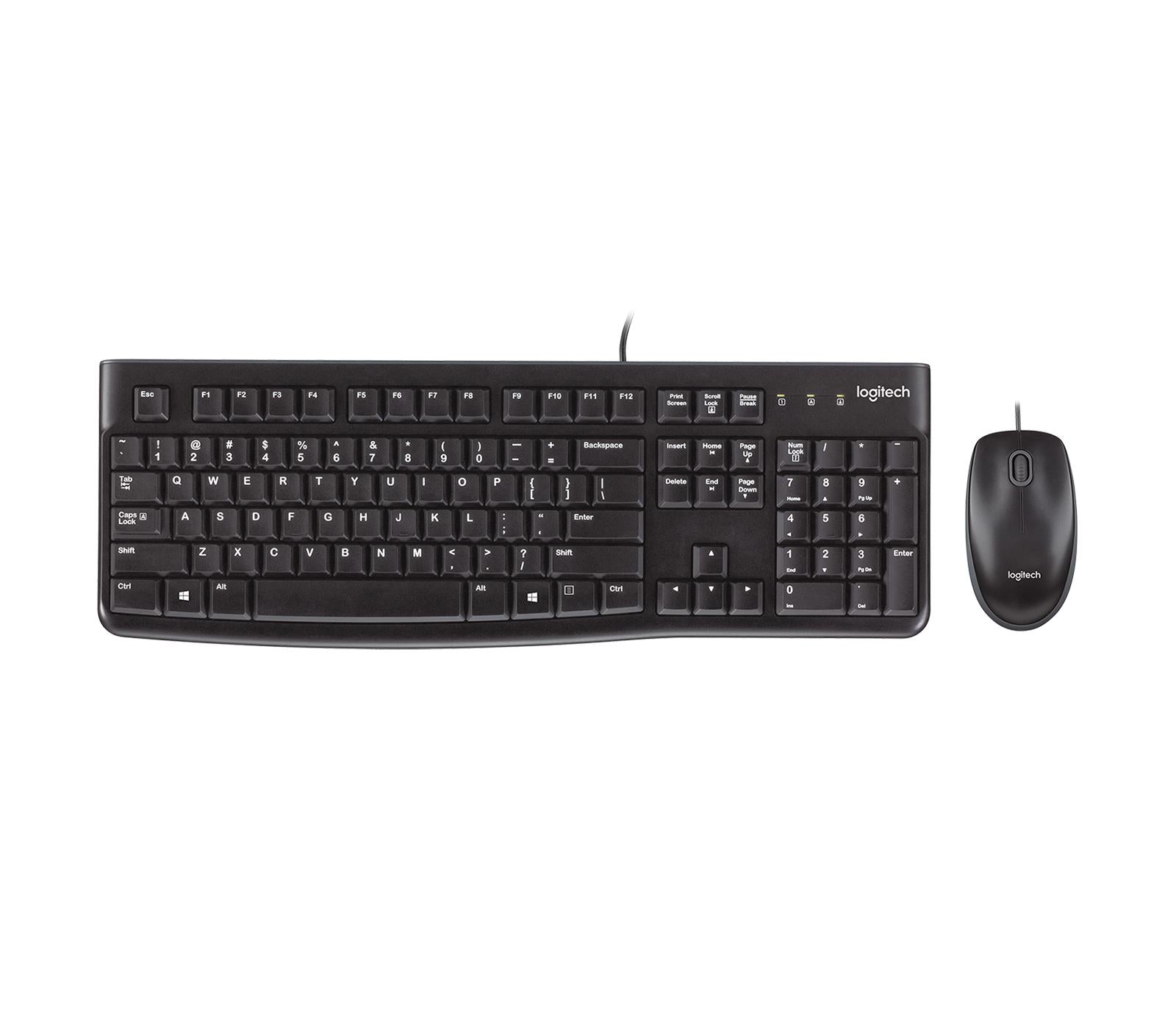 Logitech Keyboard + Mouse Combo MK120 - Black