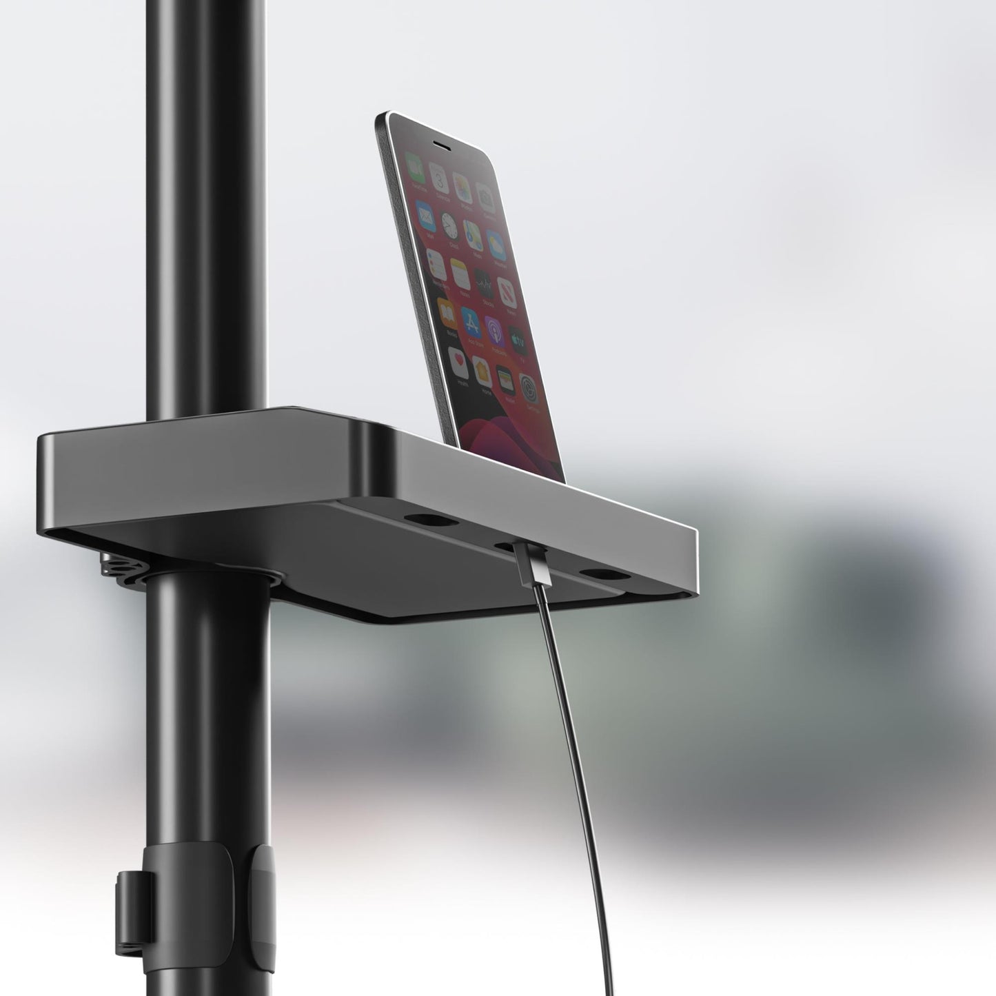 Onkron Desk Mount Accessory Organizer - Black