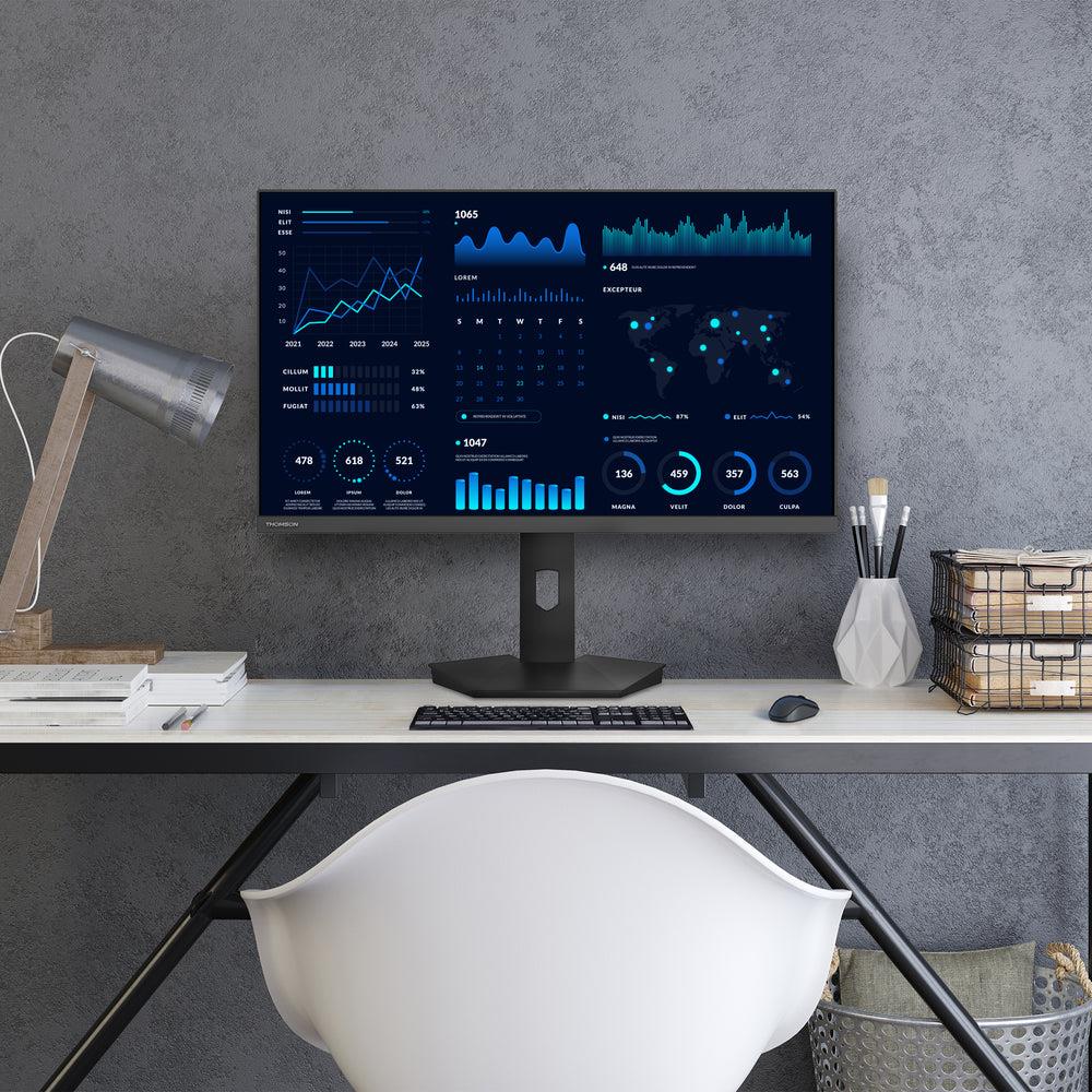 Thomson LCD Monitor Thomson 27 " 1920 X 1080 Pixels Full HD Native Aspect Ratio 16:9 Flat