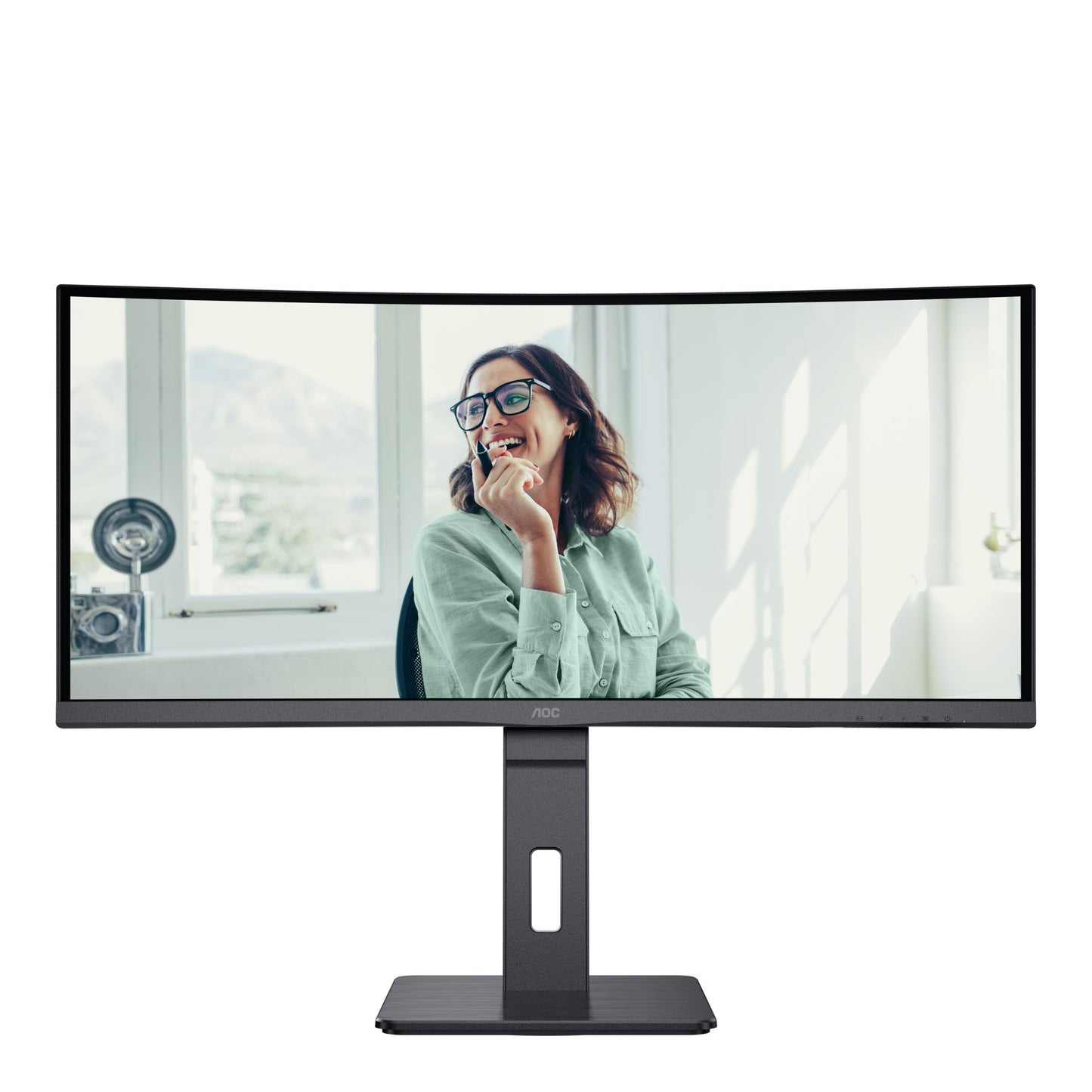 AOC LCD Monitor AOC 34 " 3440 X 1440 Pixels Ultrawide Quad HD Native Aspect Ratio 21:9 LED Curved